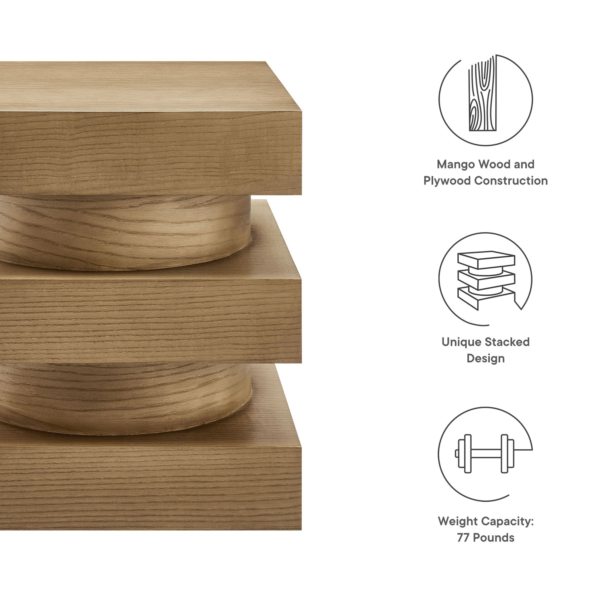 Perpetuate Totem End Table