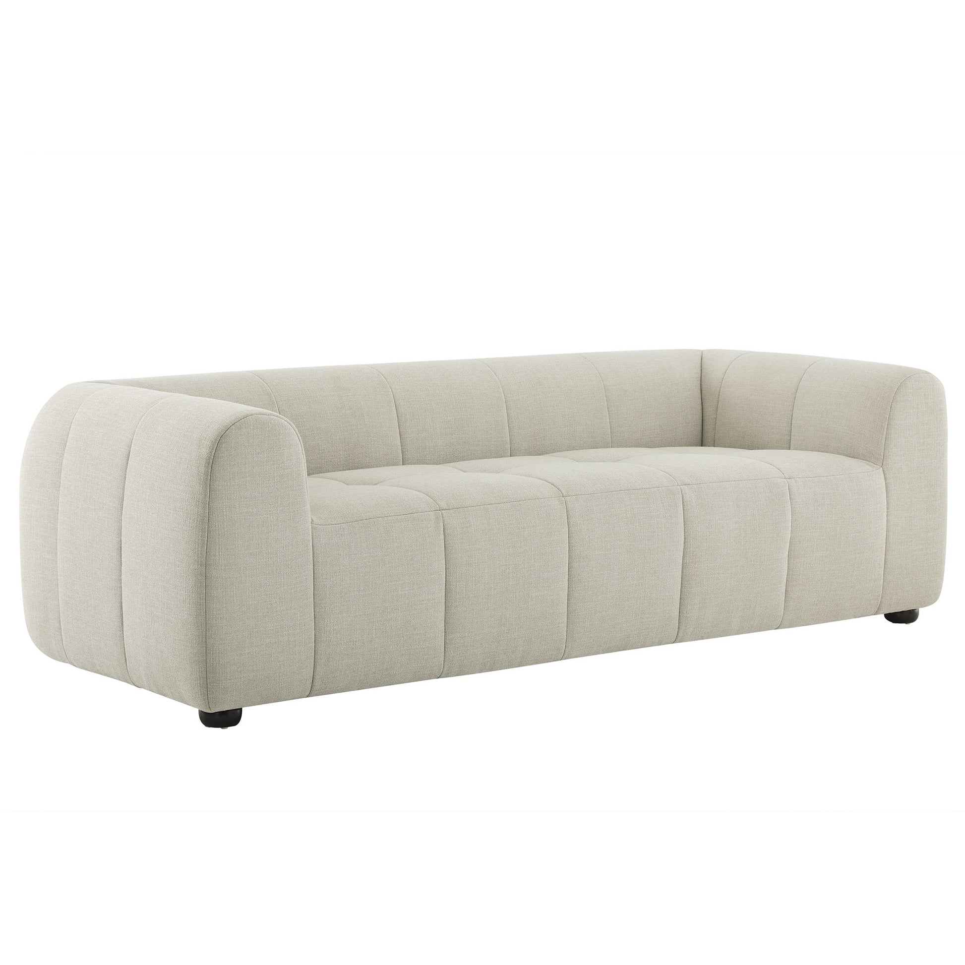 Liana   Upholstered Fabric Sofa - Linen
