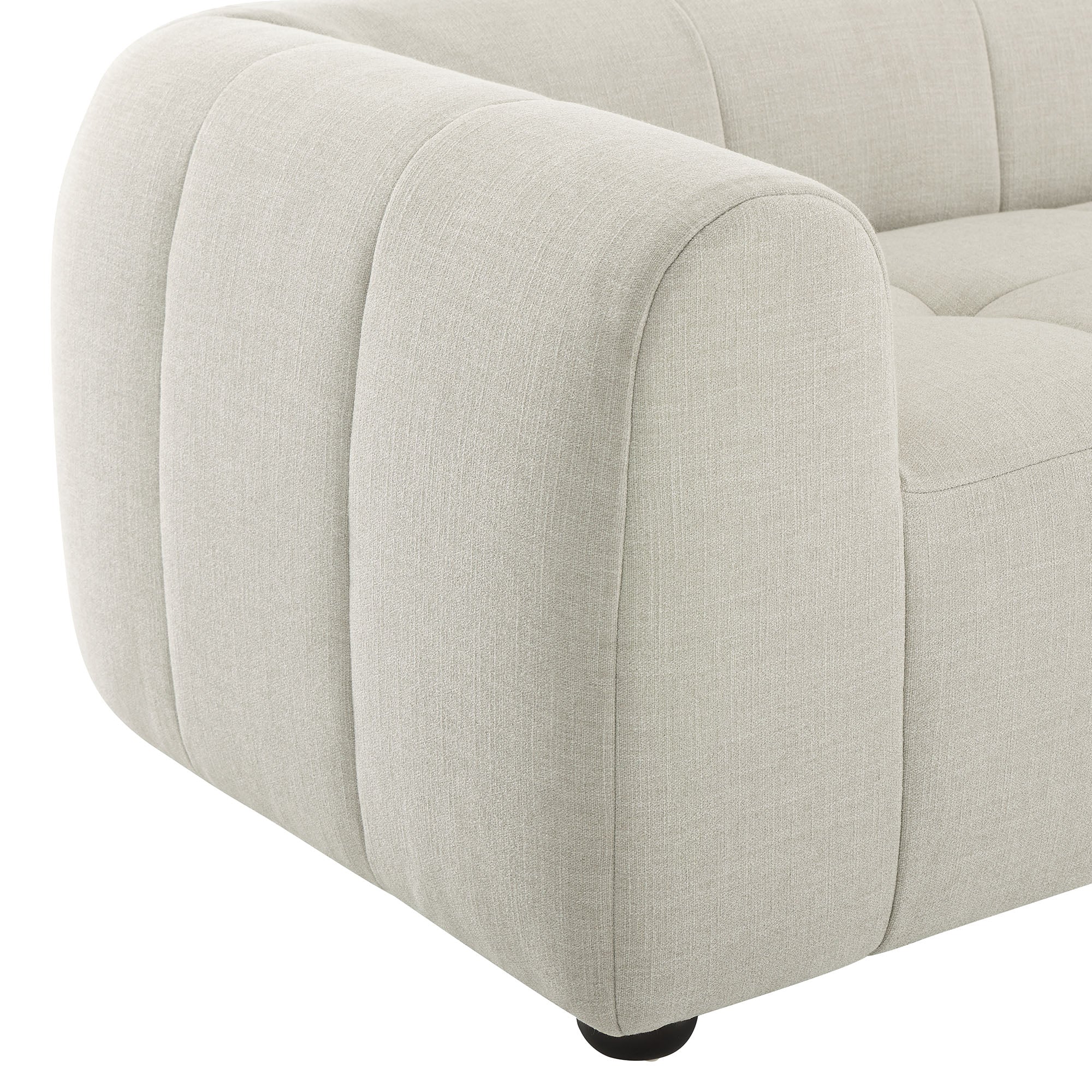 Liana   Upholstered Fabric Sofa