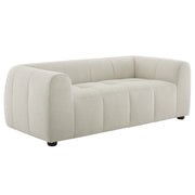 Liana   Upholstered Fabric Loveseat - Linen