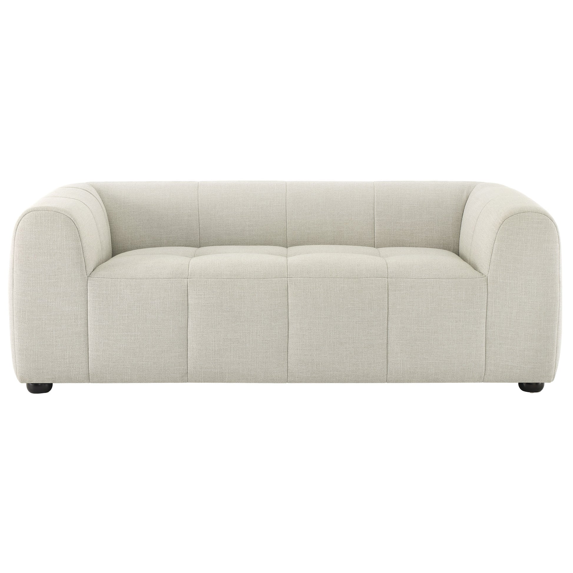 Liana   Upholstered Fabric Loveseat