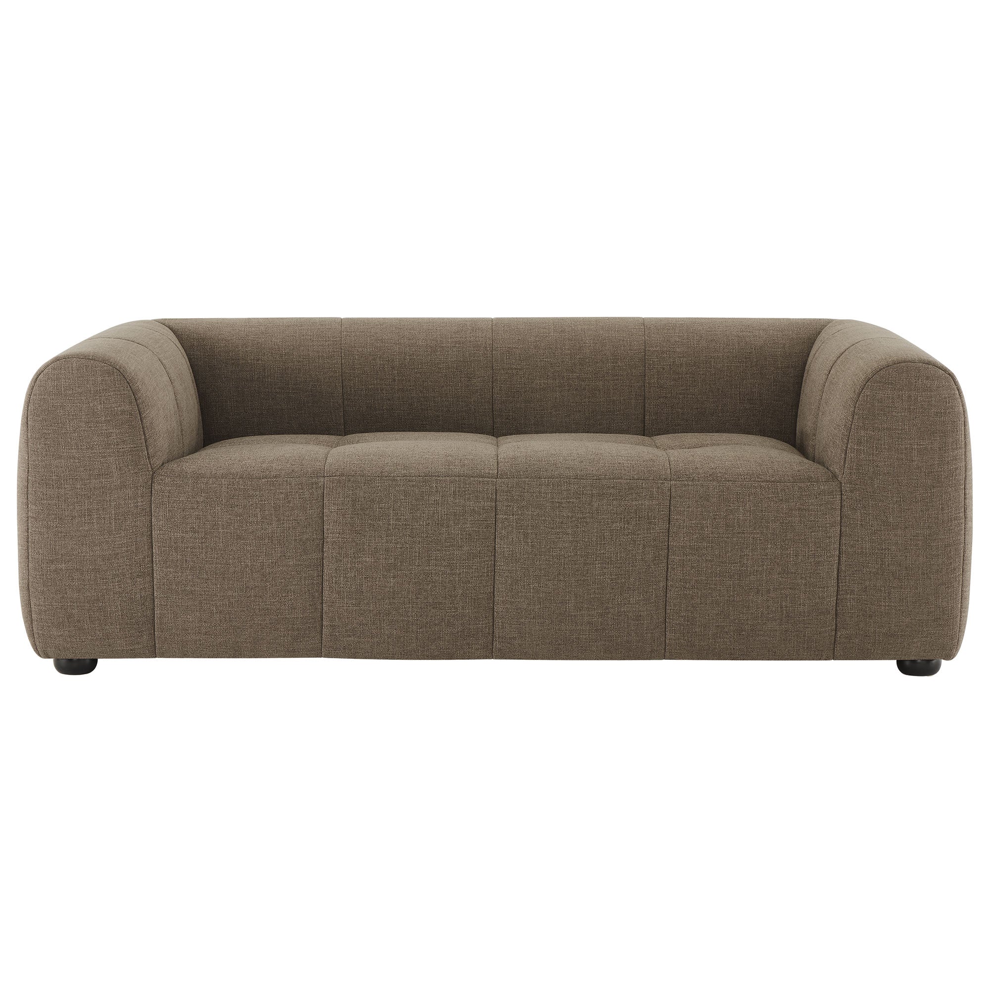 Liana   Upholstered Fabric Loveseat