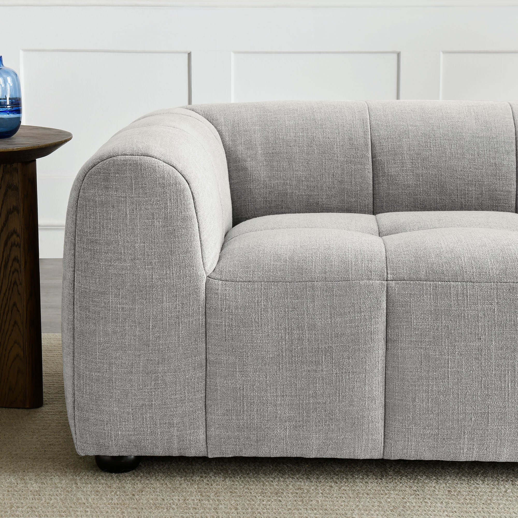 Liana   Upholstered Fabric Loveseat