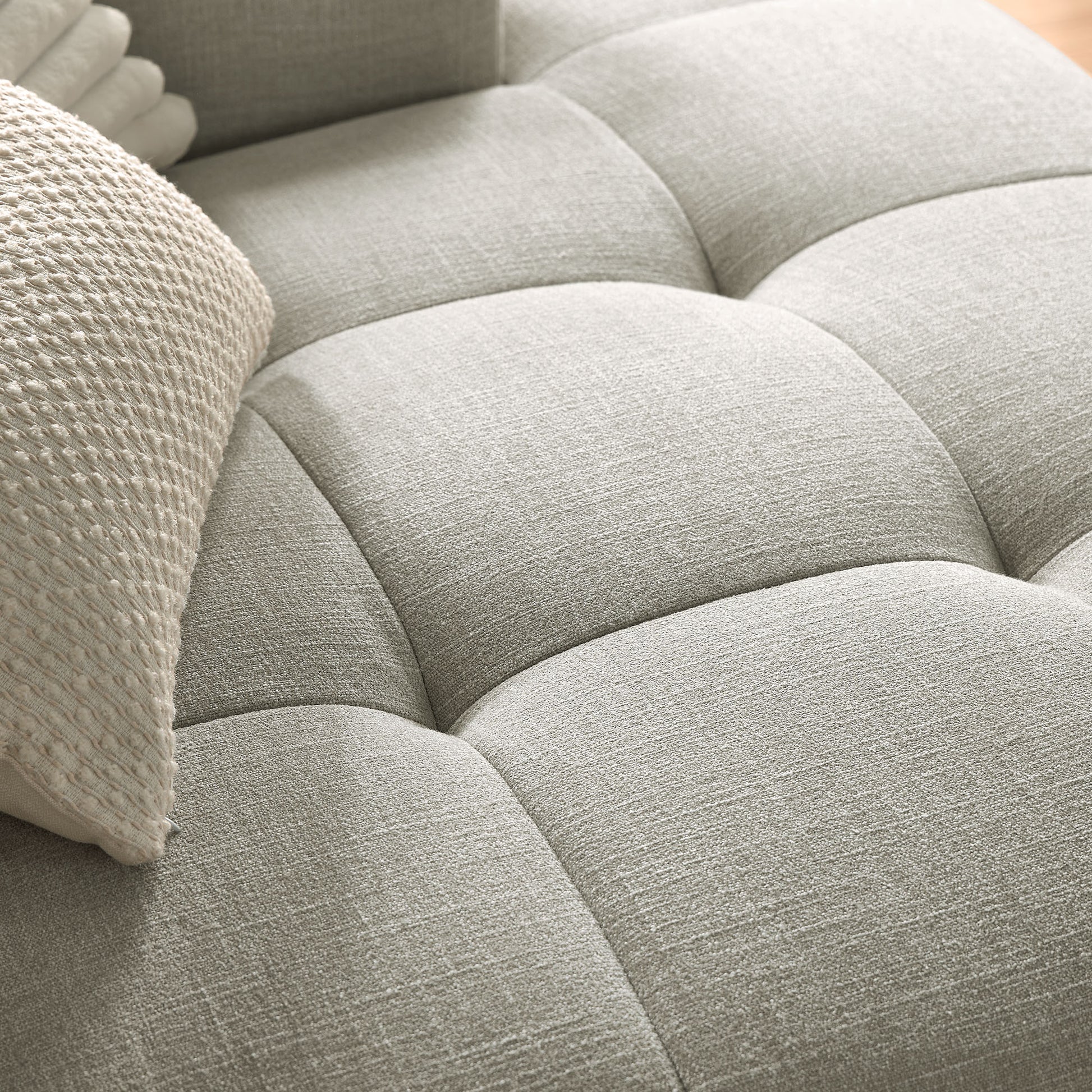 Liana  Right-Facing Upholstered Fabric Modular Sofa with Chaise