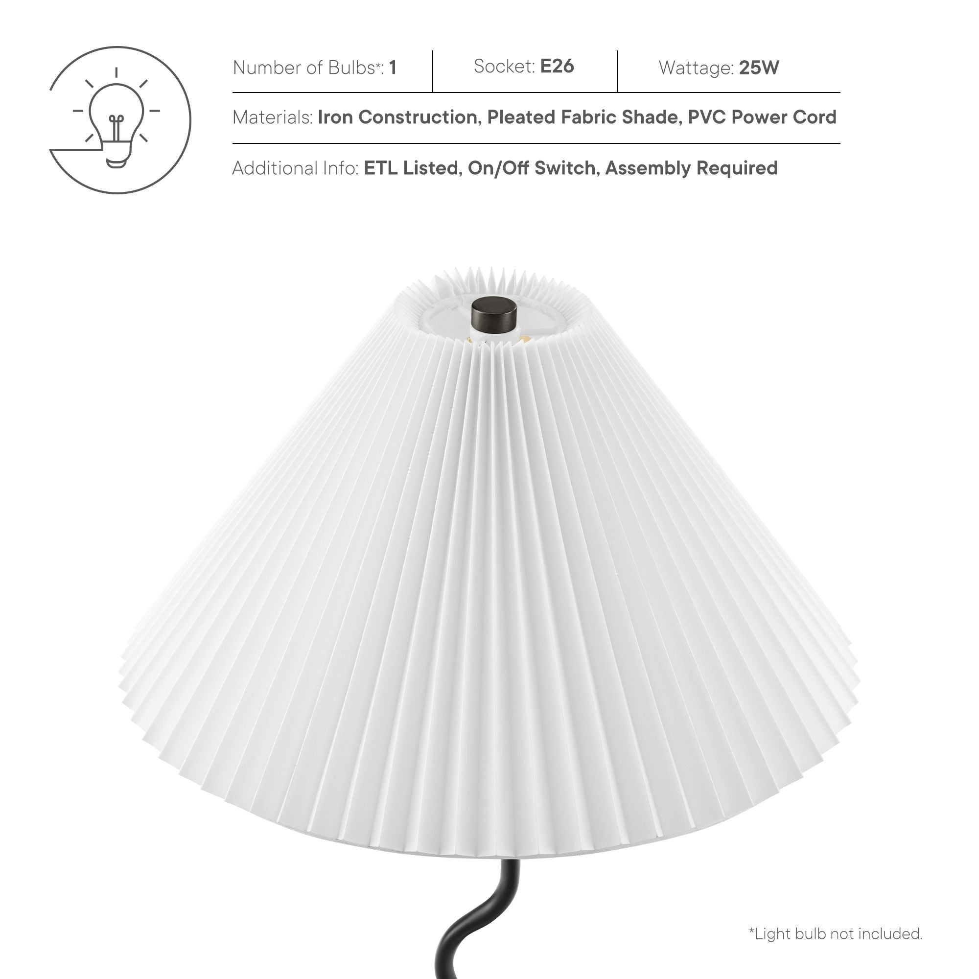 Wave Squiggle Floor Lamp