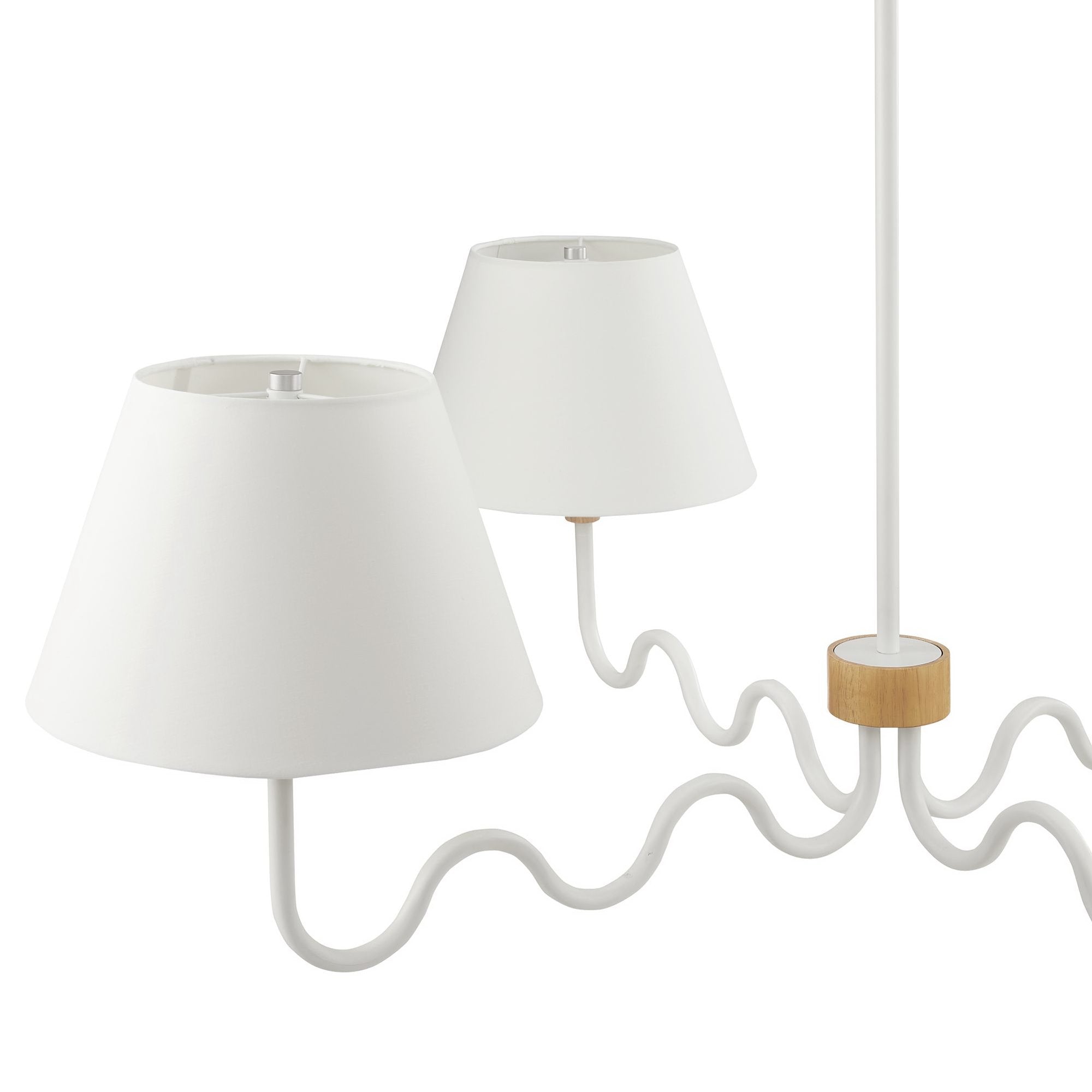 Sunlit Squiggle 4-Arm Pendant Light