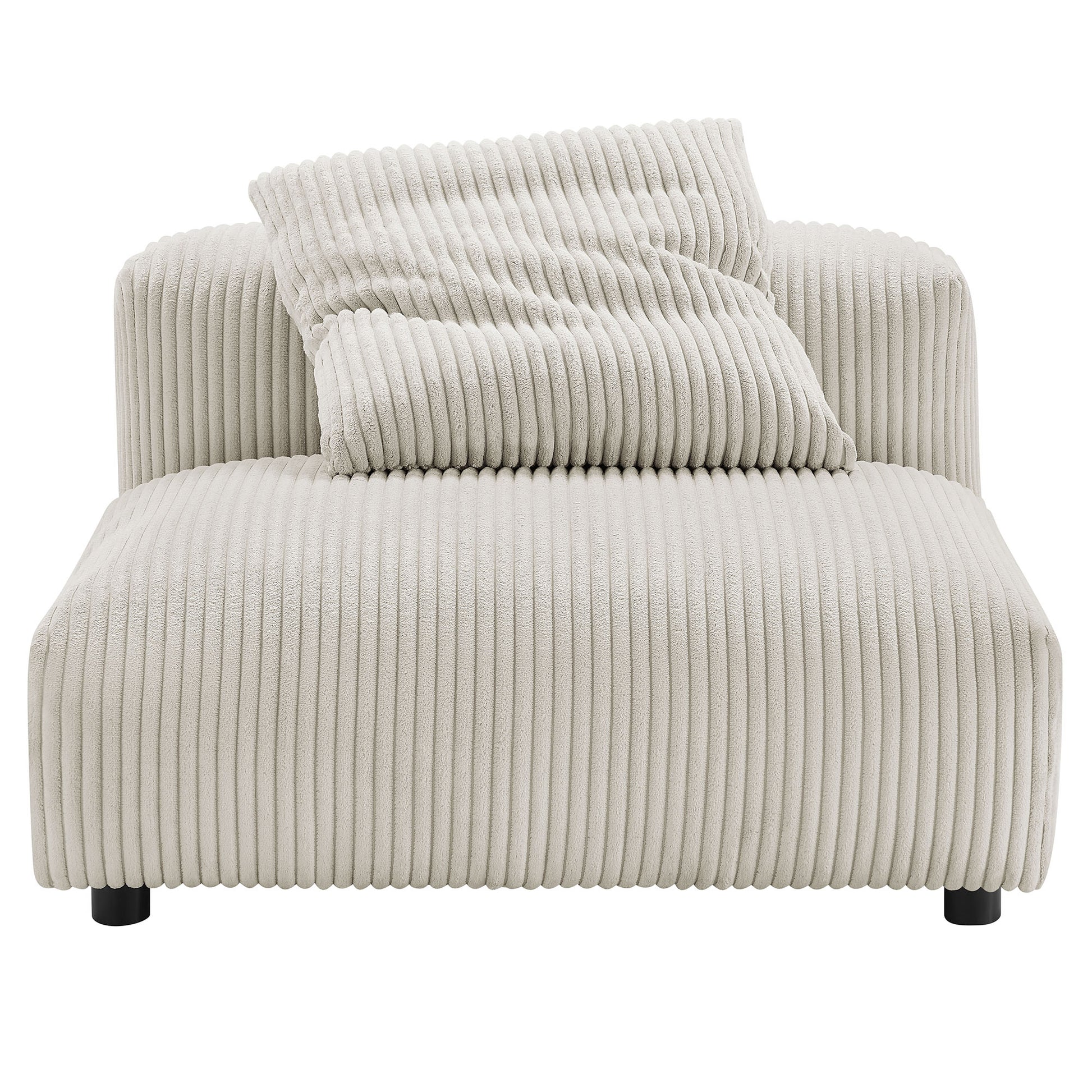 Solace  Modular Corduroy Upholstered Armless Chair
