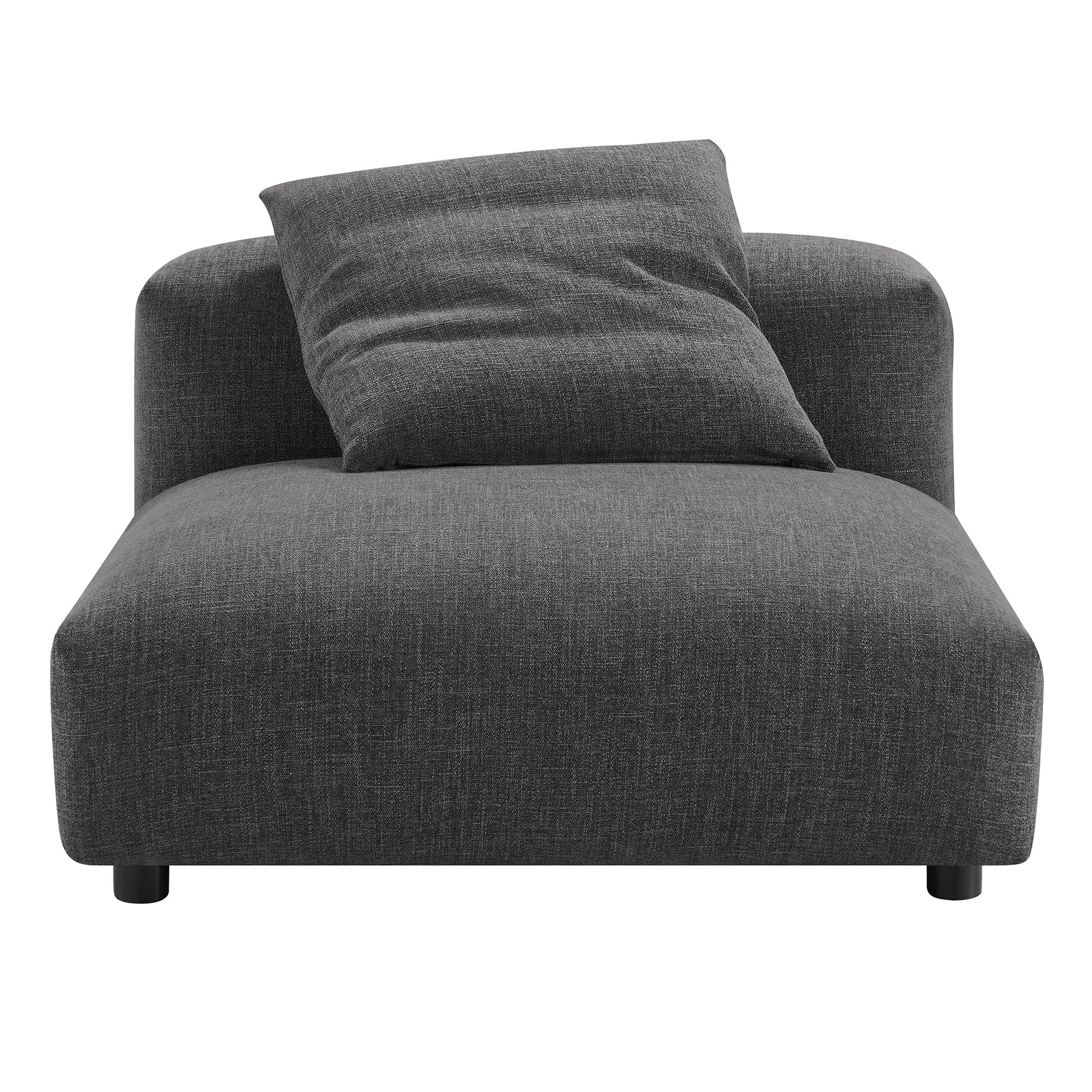 Solace  Modular Upholstered Fabric Armless Chair