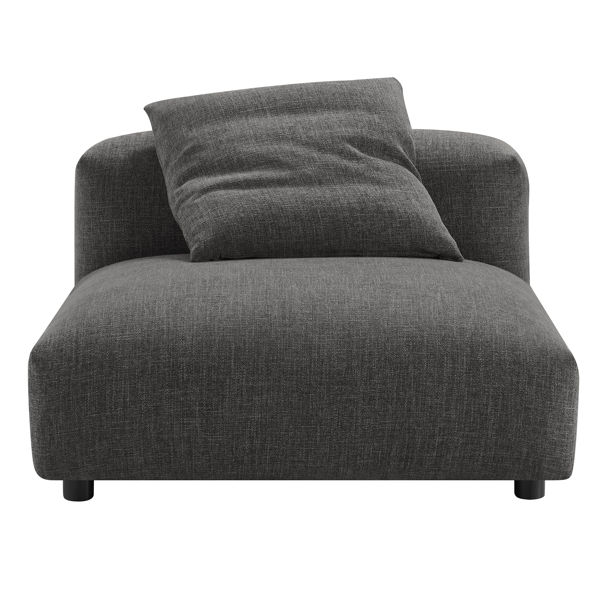 Solace  Modular Upholstered Fabric Armless Chair