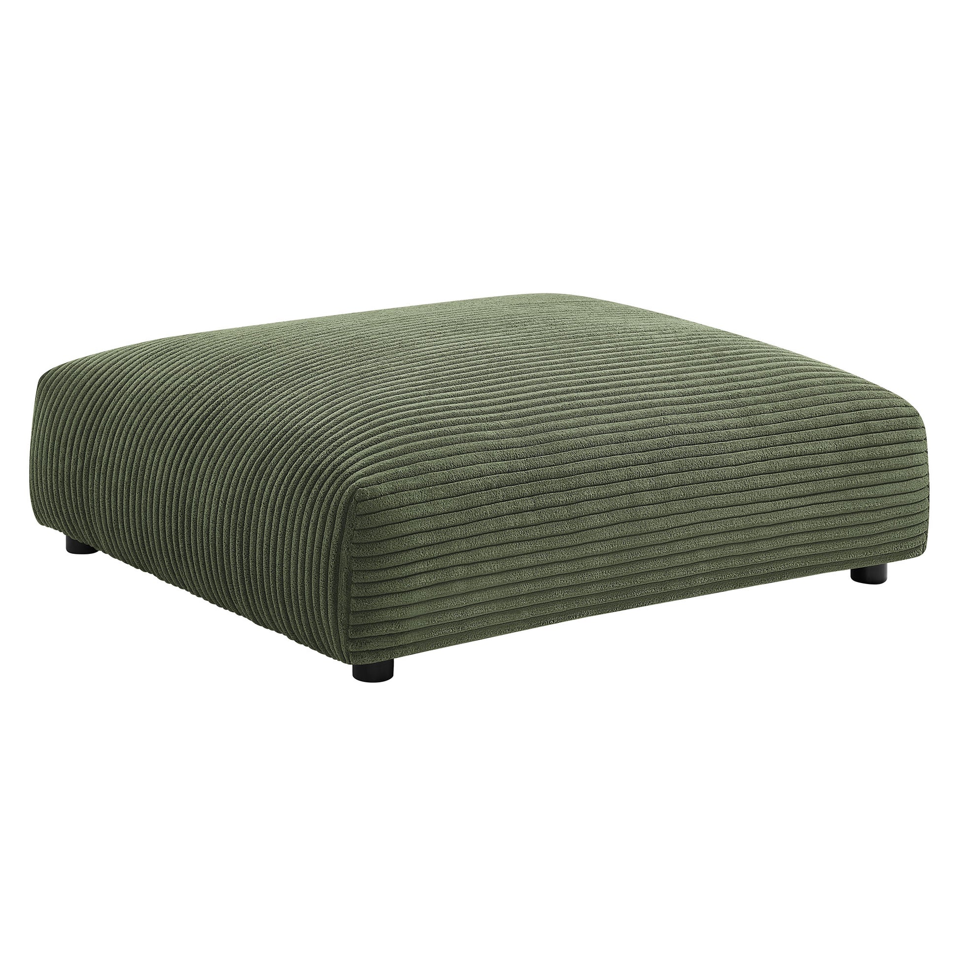 Solace  Modular Corduroy Upholstered Ottoman