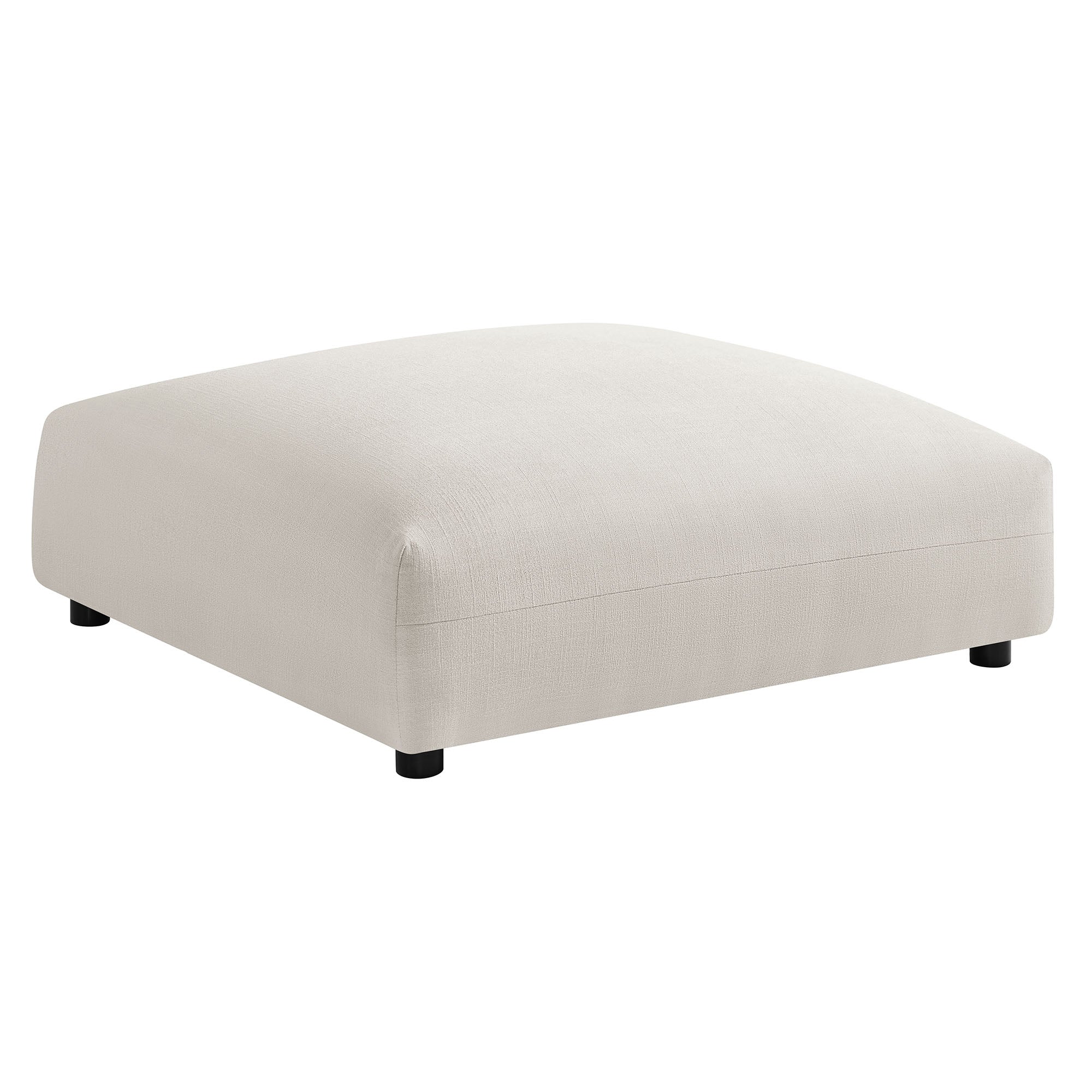 Solace  Modular Upholstered Fabric Ottoman