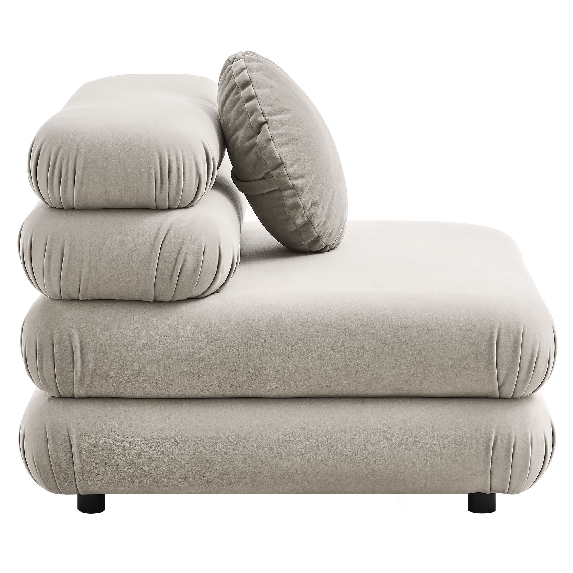 Jubilee 5-Piece Modular Performance Velvet Sectional Sofa