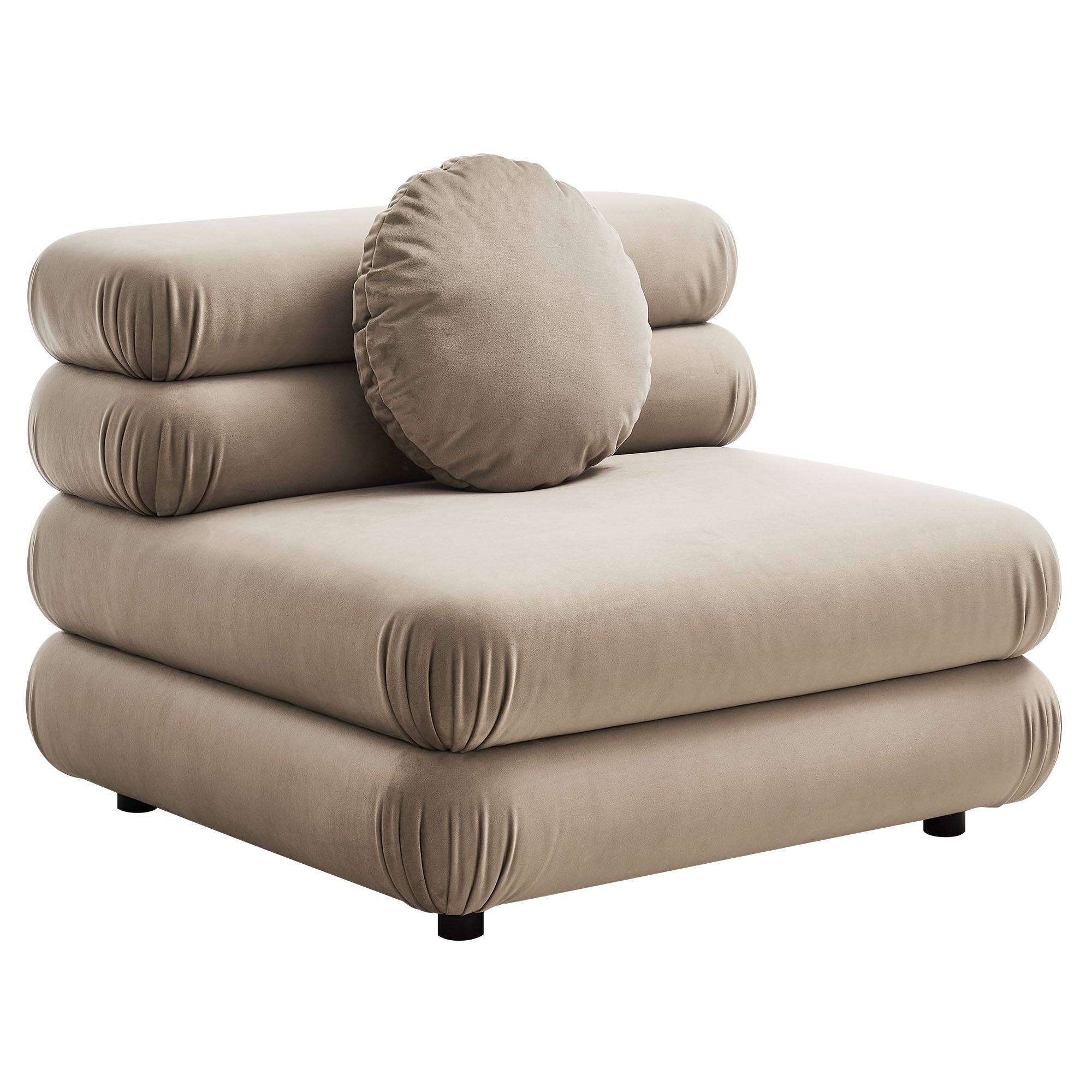 Jubilee 3-Piece Modular Performance Velvet Sectional Sofa