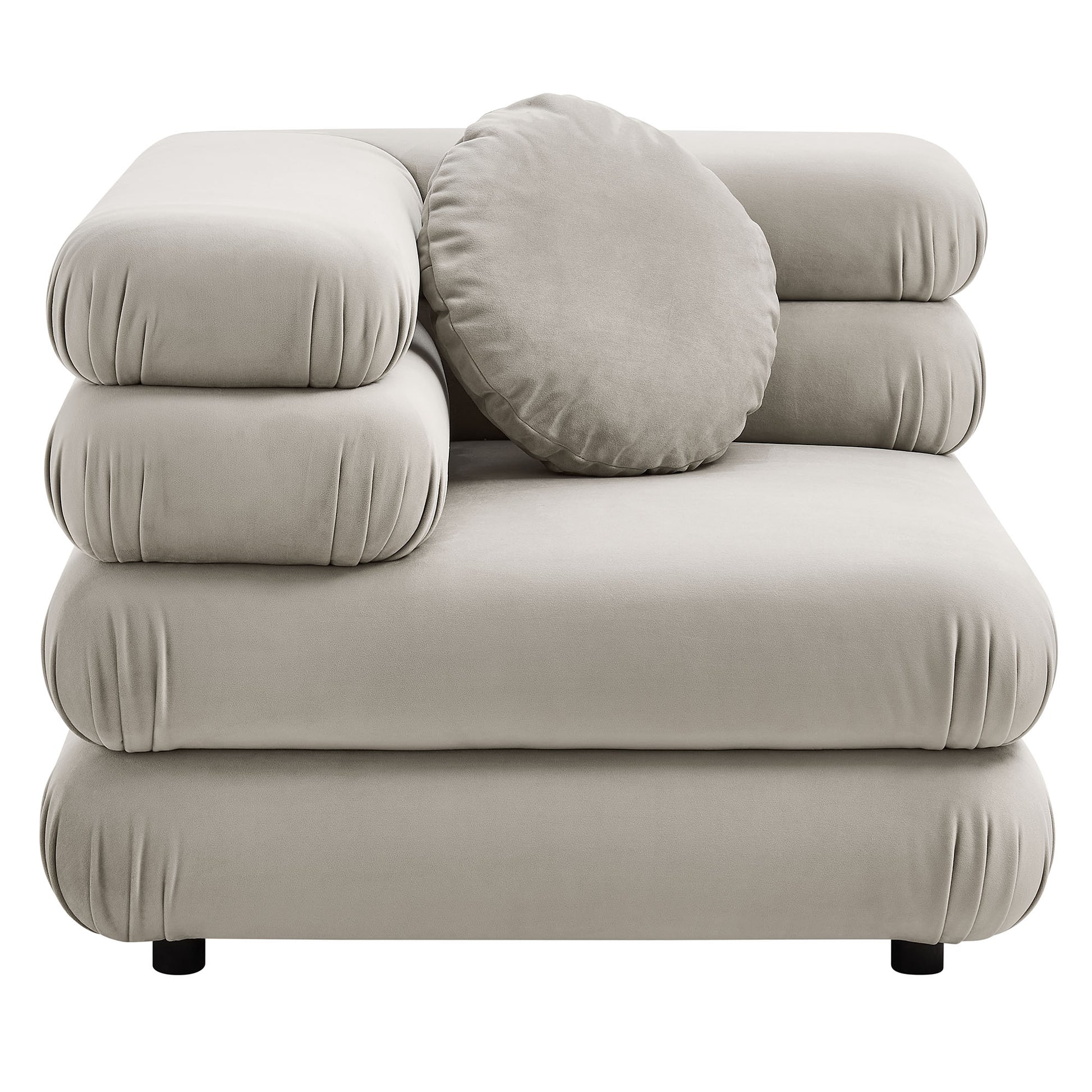 Jubilee 3-Piece Modular Performance Velvet Sectional Sofa