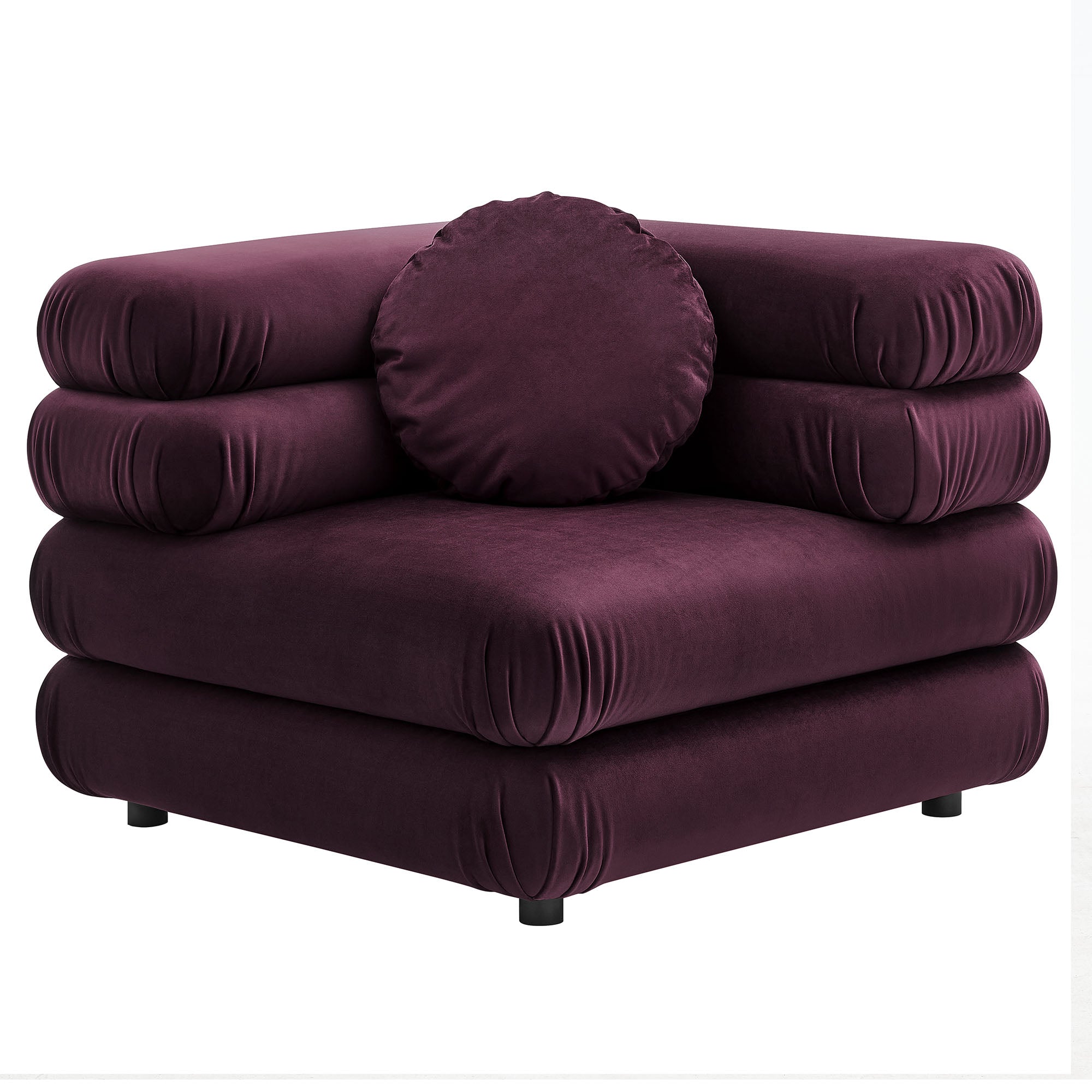 Jubilee 4-Piece Modular Performance Velvet Sectional Sofa