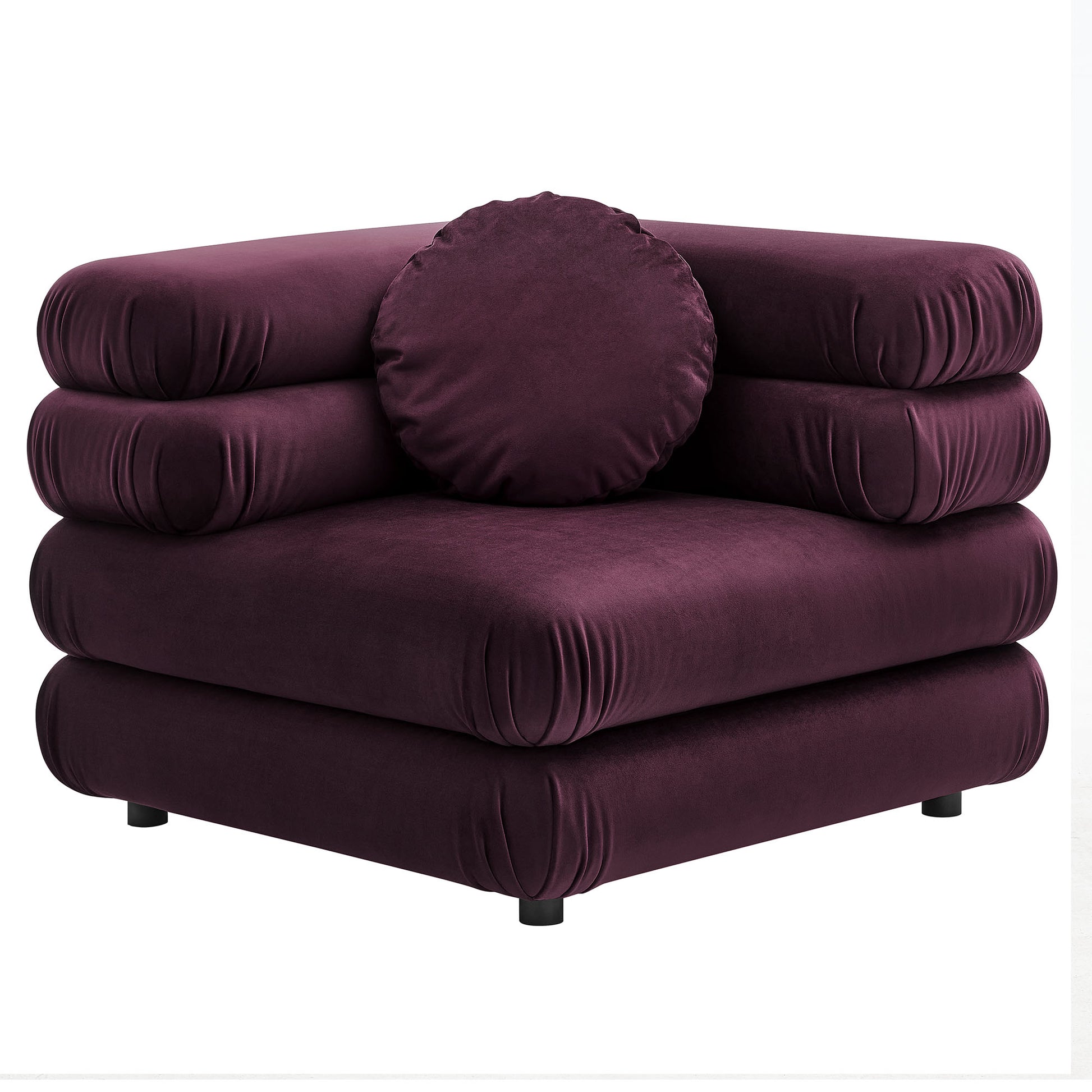 Jubilee 5-Piece Modular Performance Velvet Sectional Sofa