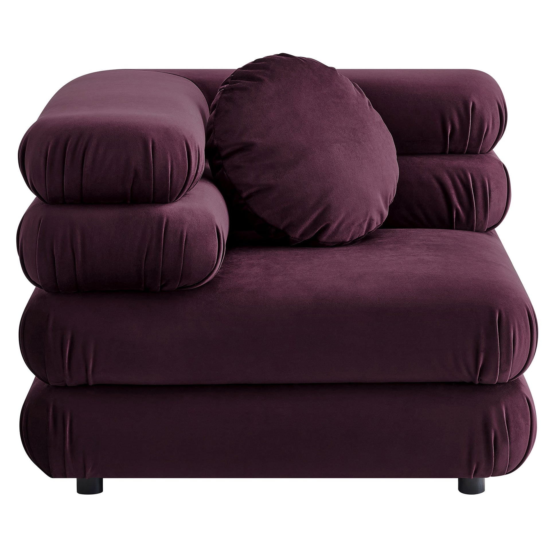 Jubilee 3-Piece Modular Performance Velvet Sectional Sofa