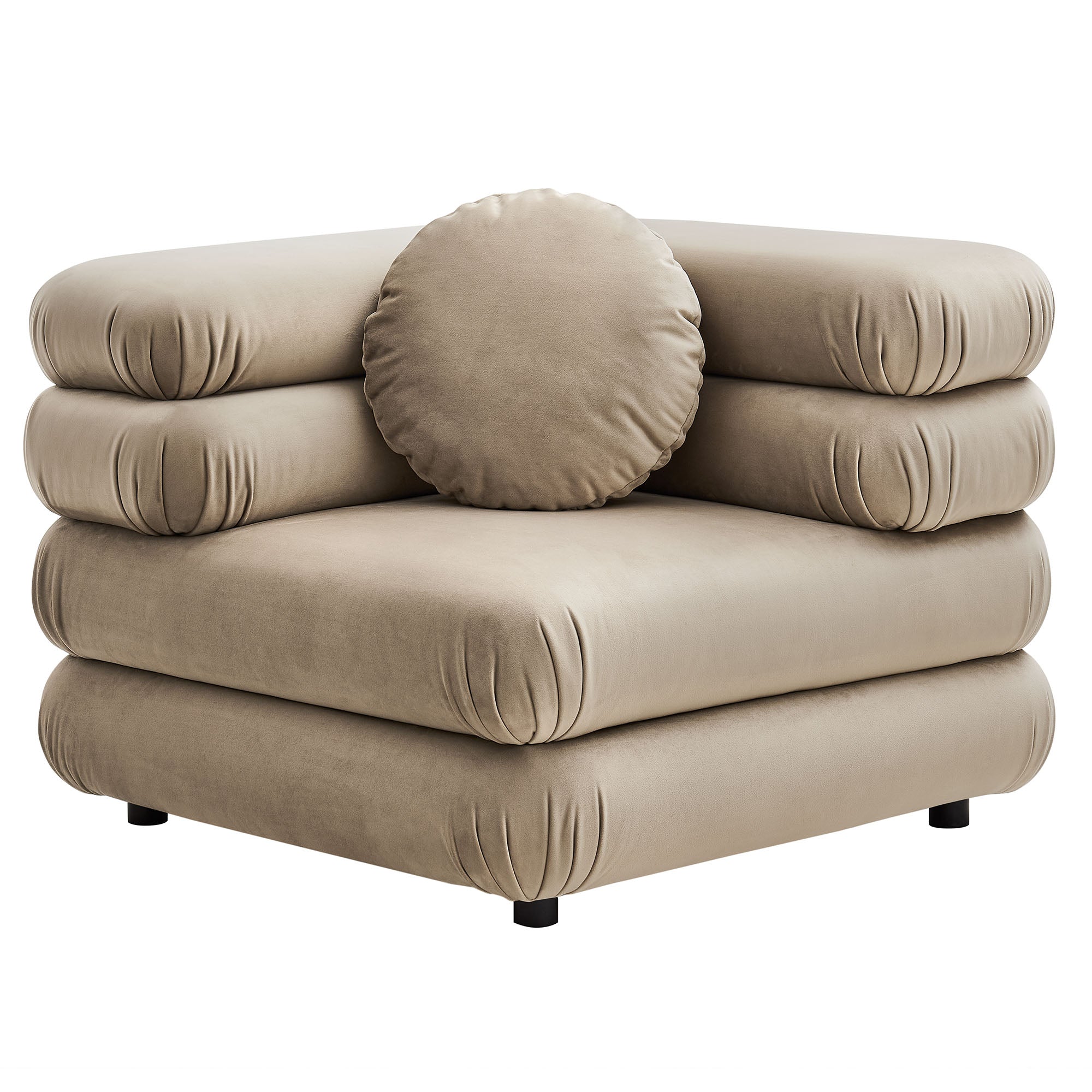 Jubilee 4-Piece Modular Performance Velvet Sectional Sofa