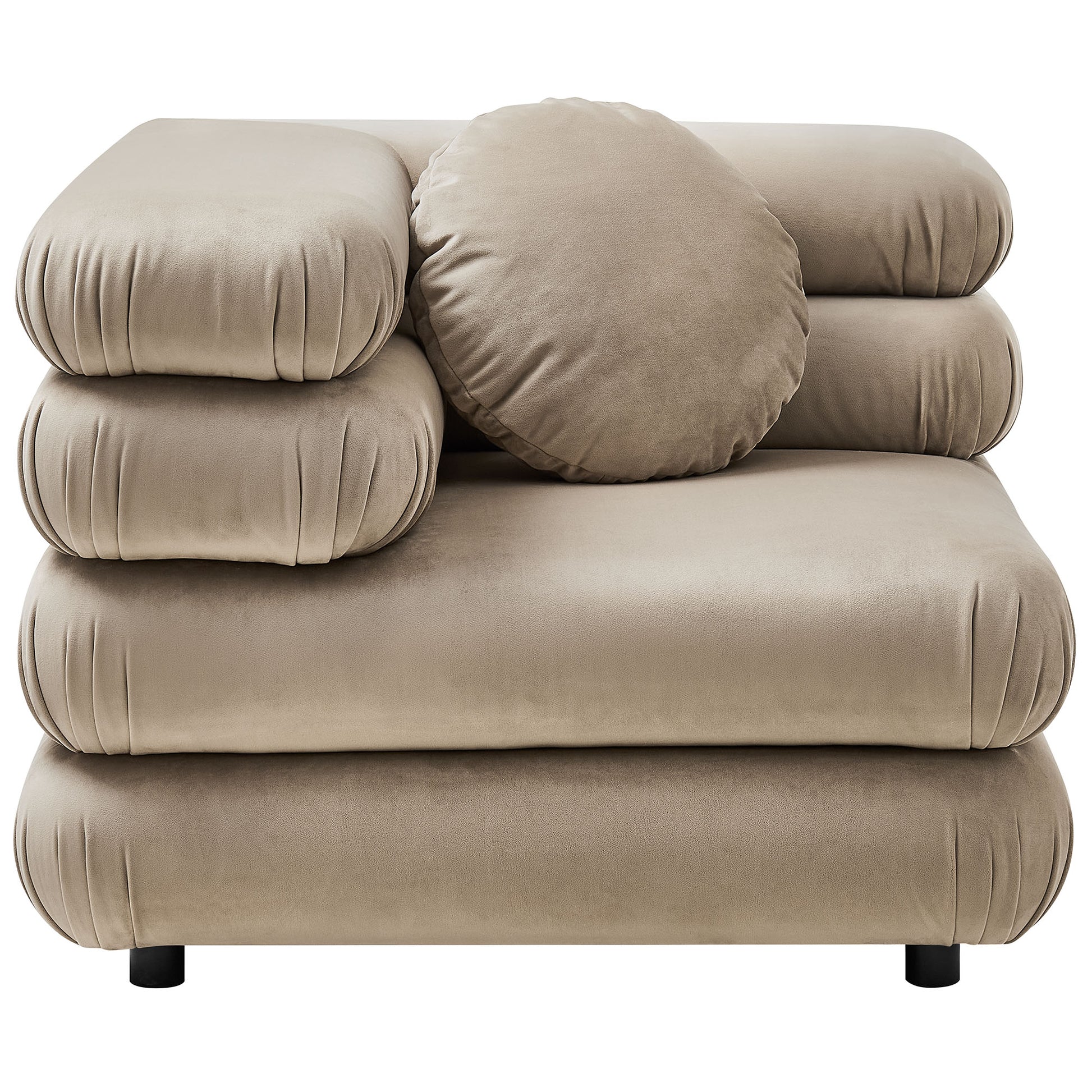 Jubilee 5-Piece Modular Performance Velvet Sectional Sofa