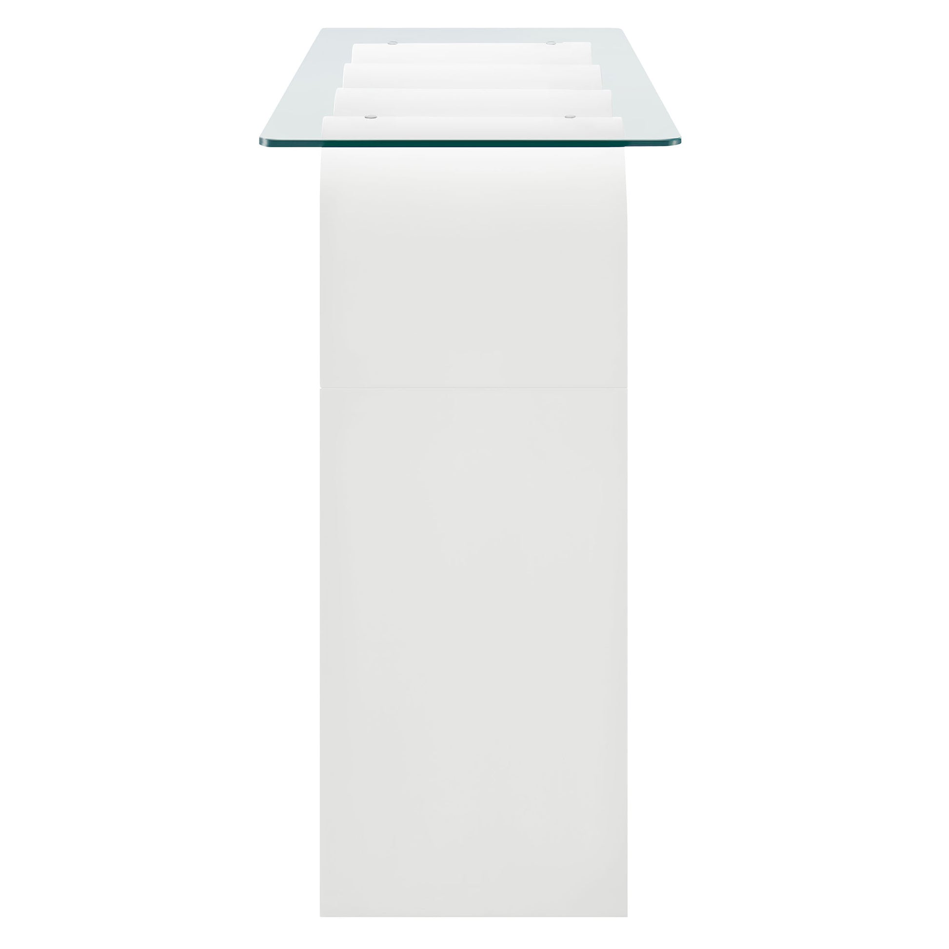Ondine Glass Top 50" Console Table
