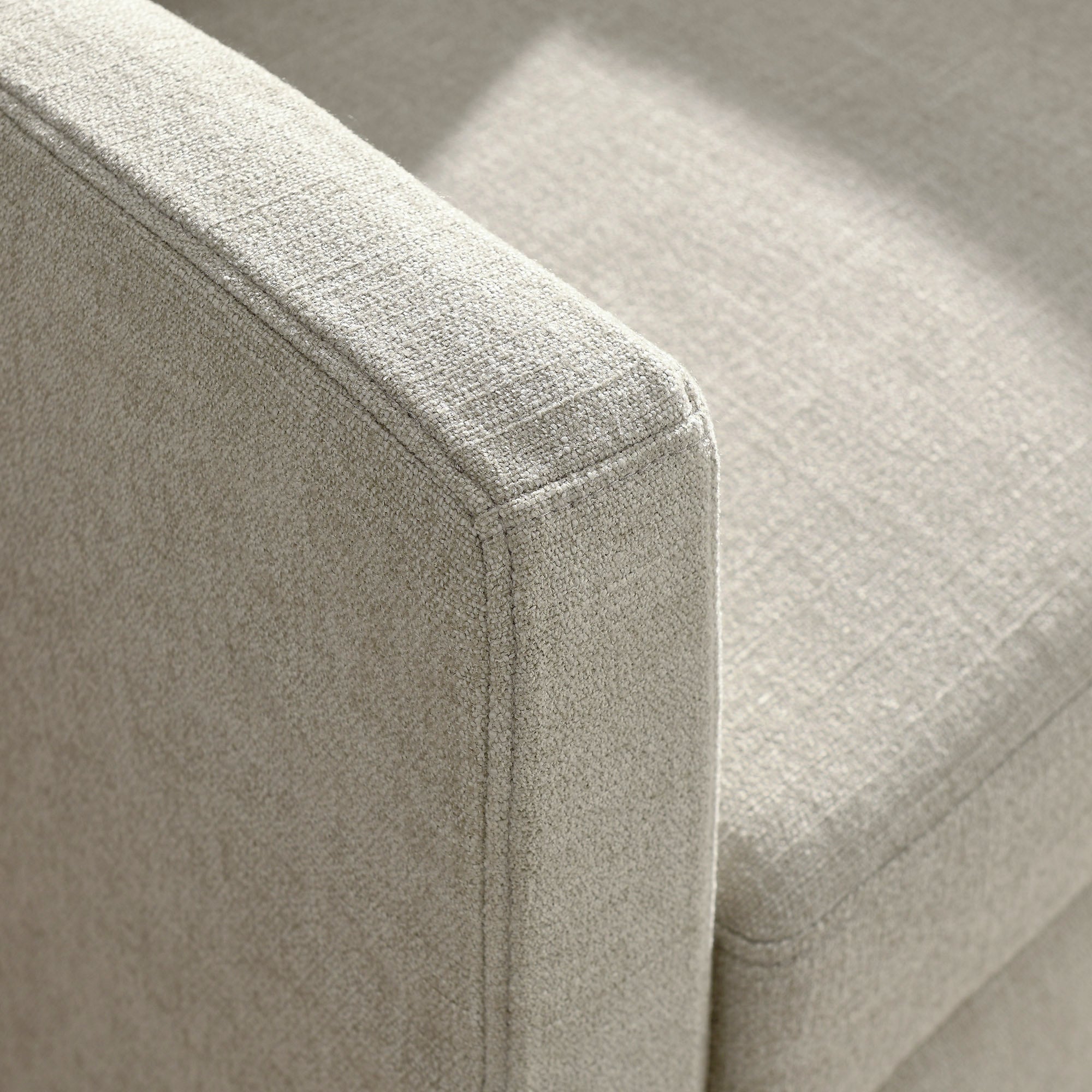 Serene Fabric Slipcovered Swivel Armchair