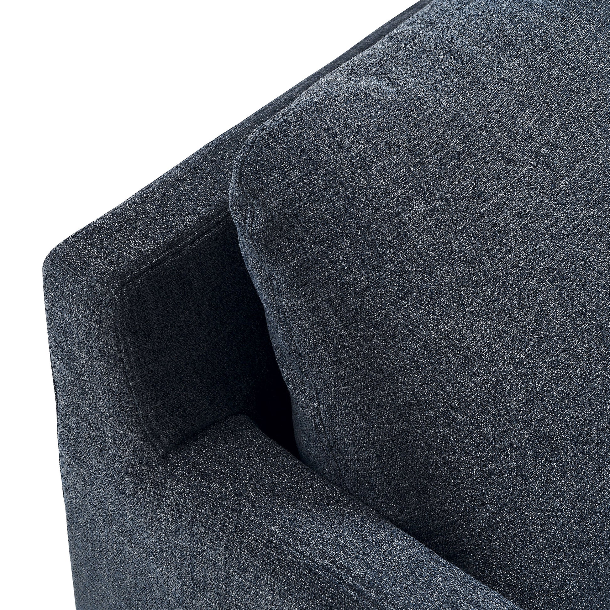 Serene Fabric Slipcovered Swivel Armchair