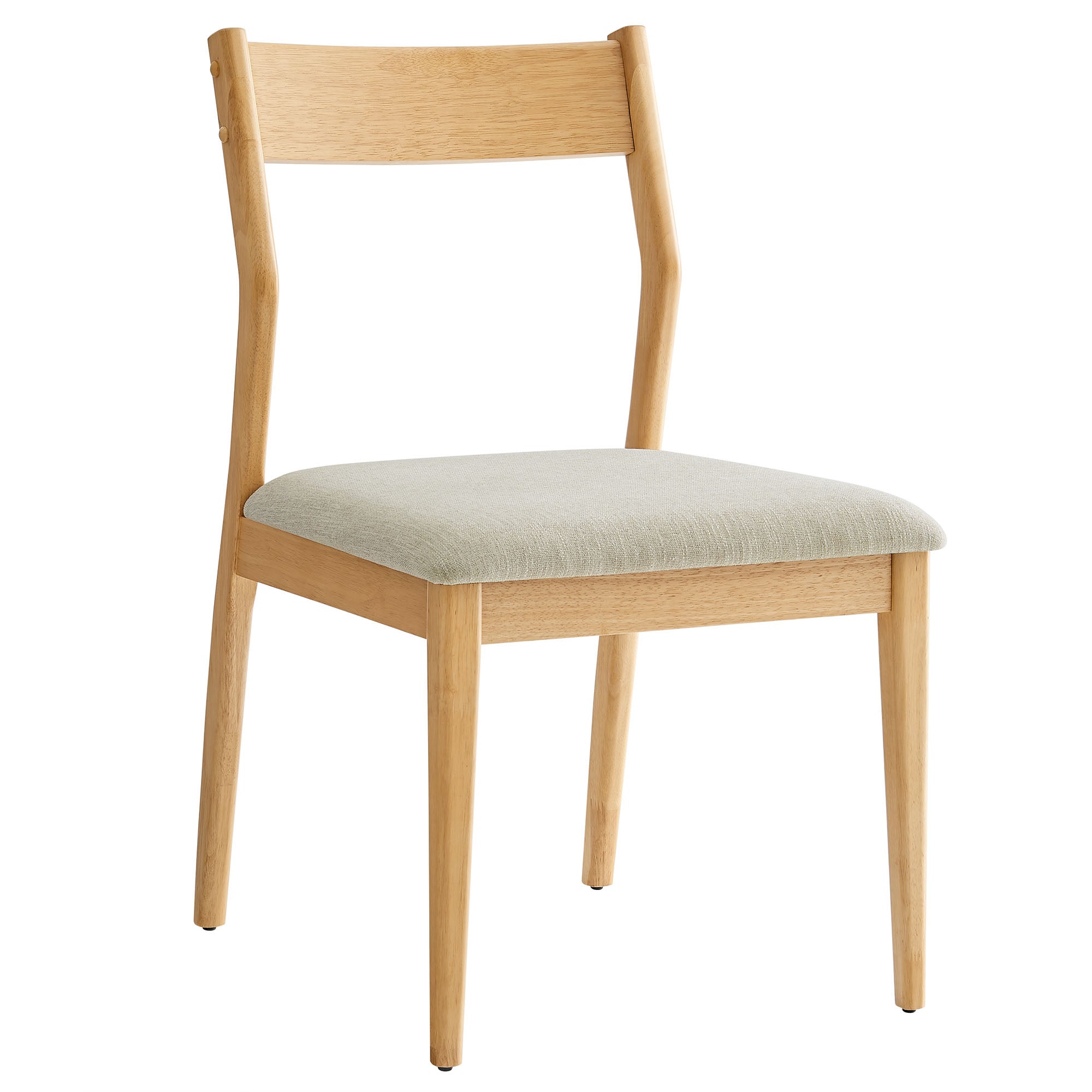 Solara Fabric Wood Dining Side Chairs Set of 2