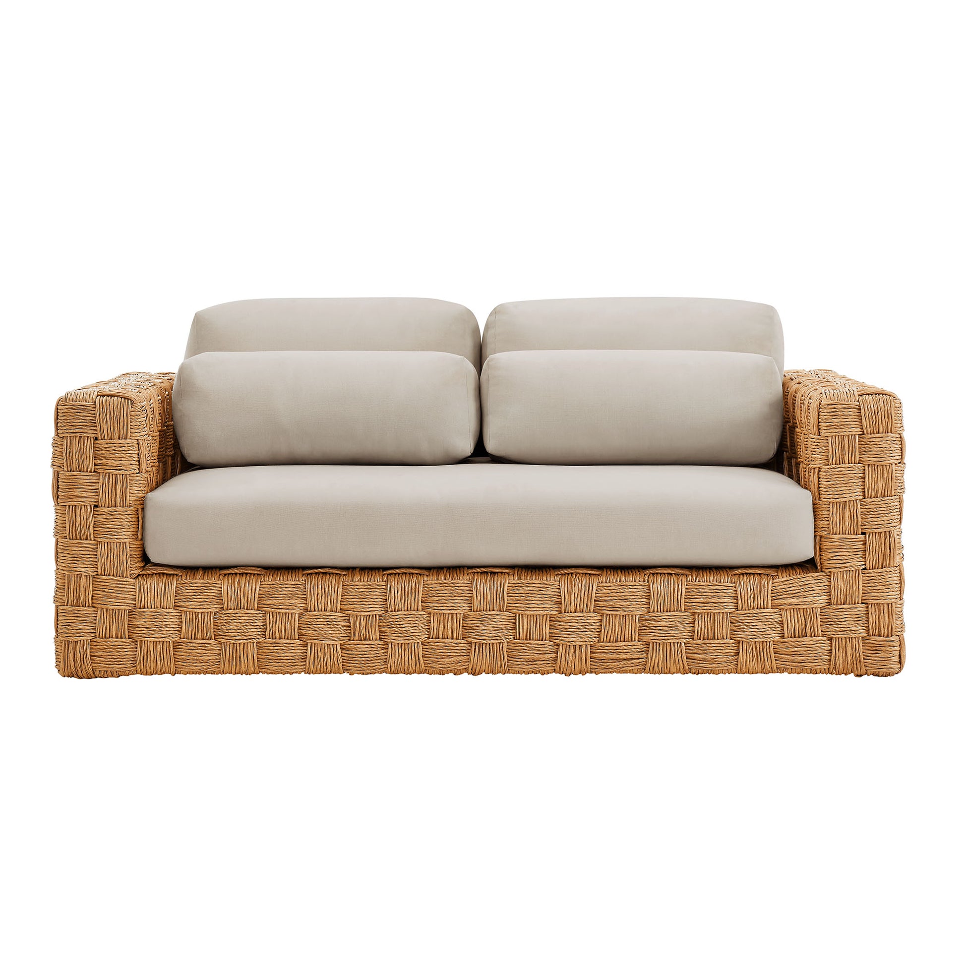 Thames  4-Piece Outdoor Patio Wicker Rattan Furniture Set