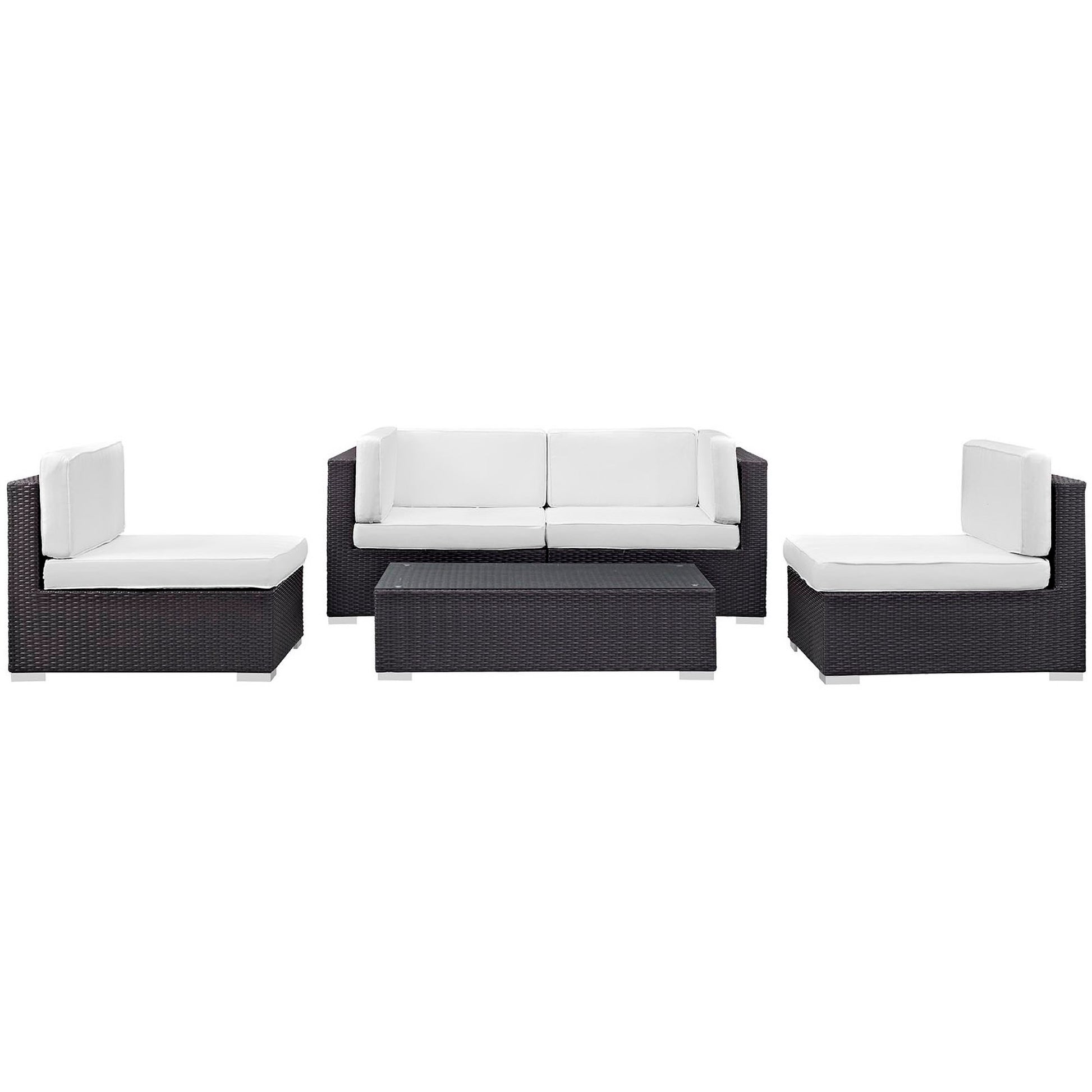 Camfora 5 Piece Outdoor Patio Sectional Set