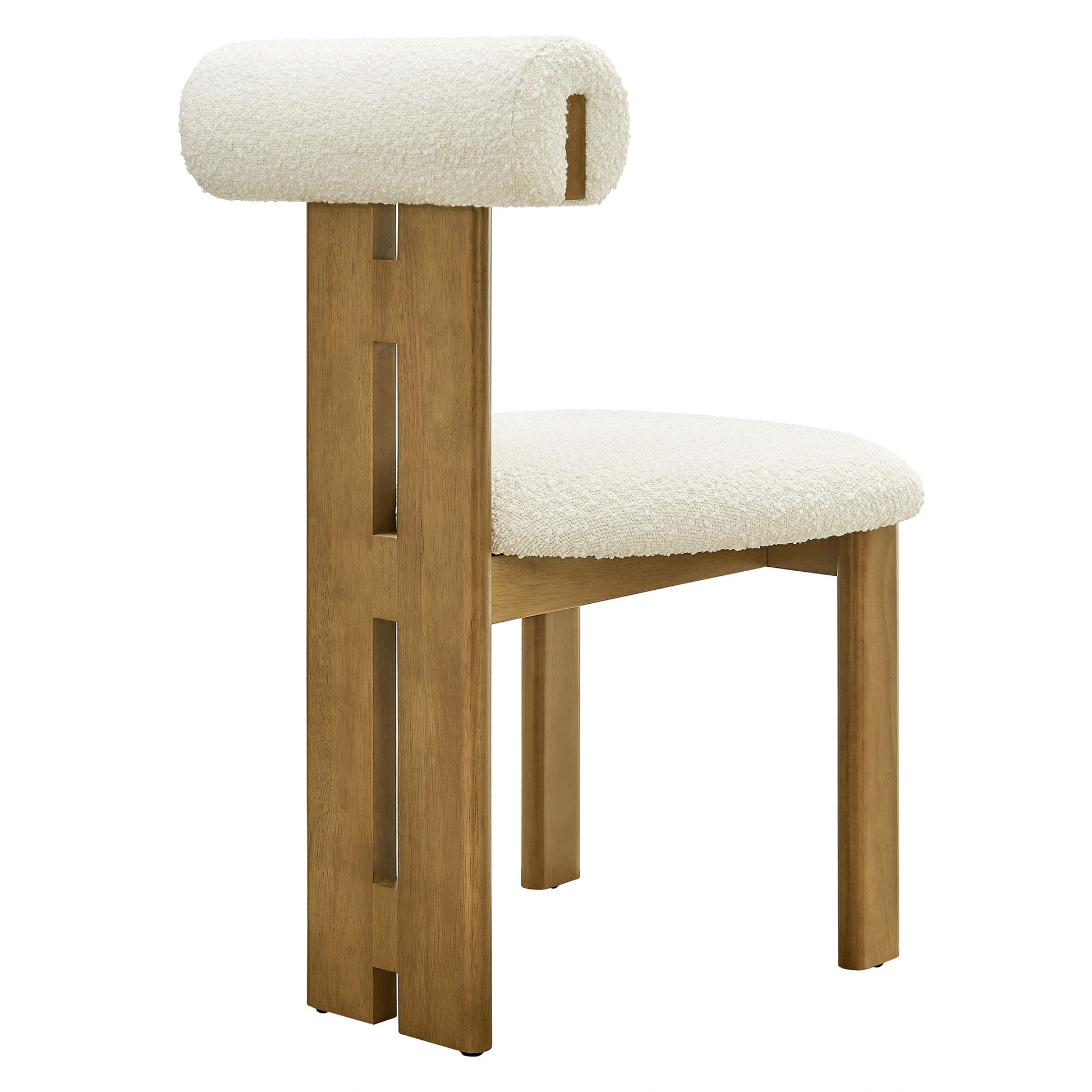 Torian Boucle Fabric Dining Chair Set of 2