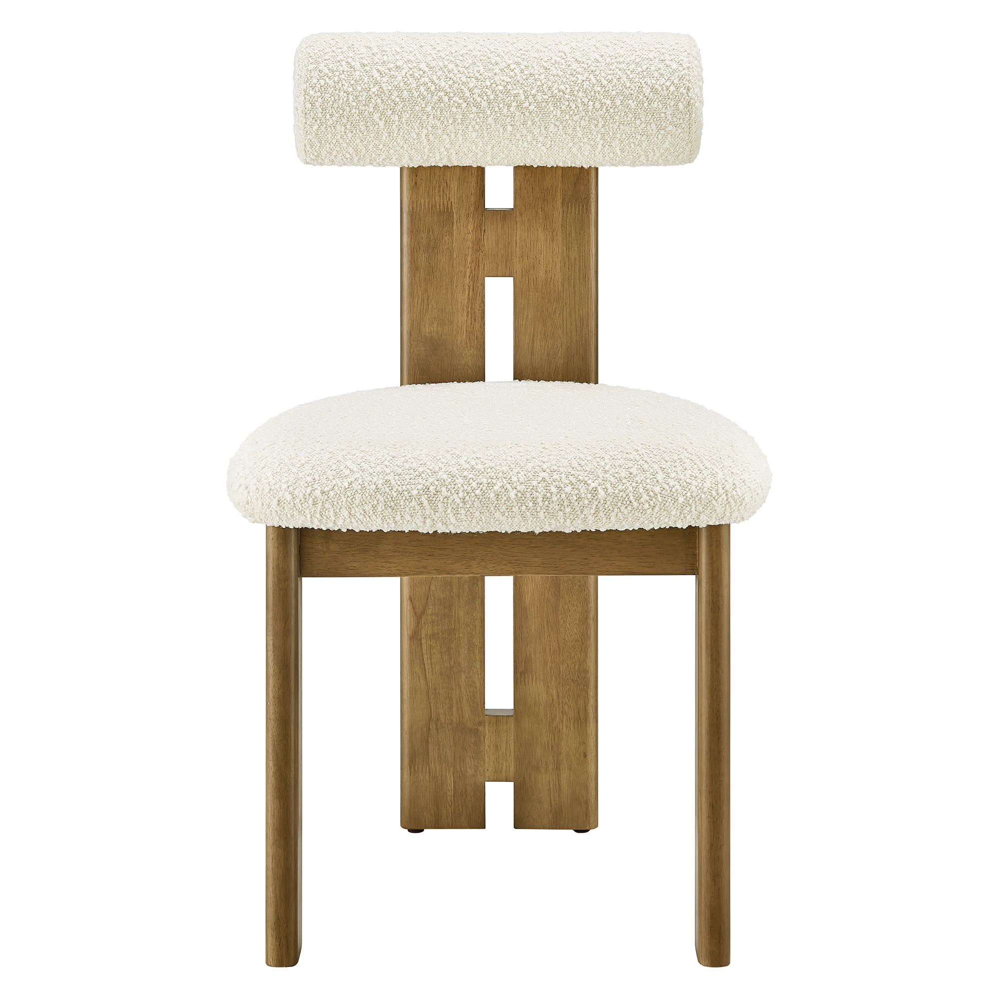Torian Boucle Fabric Dining Chair Set of 2