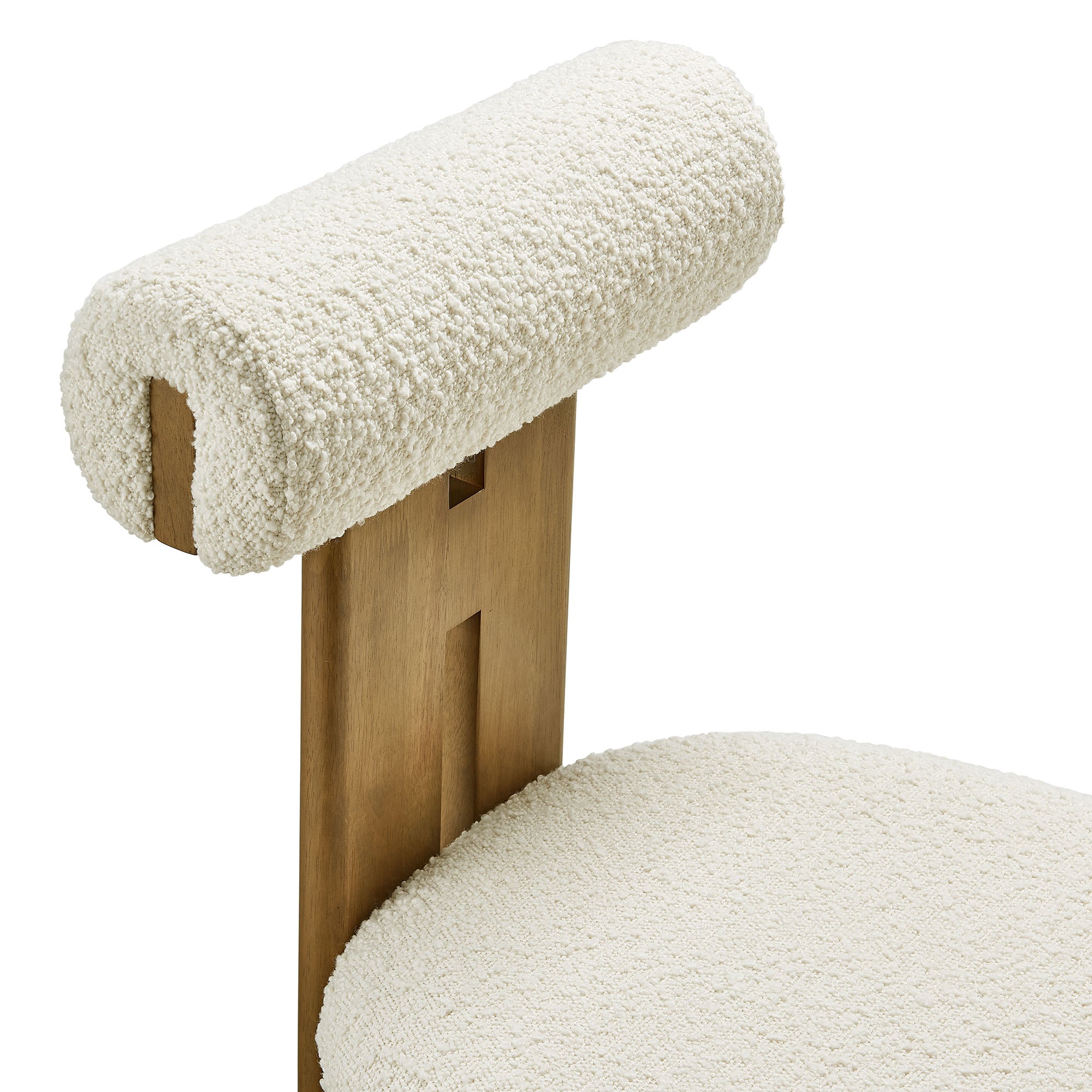 Torian Boucle Fabric Dining Chair Set of 2
