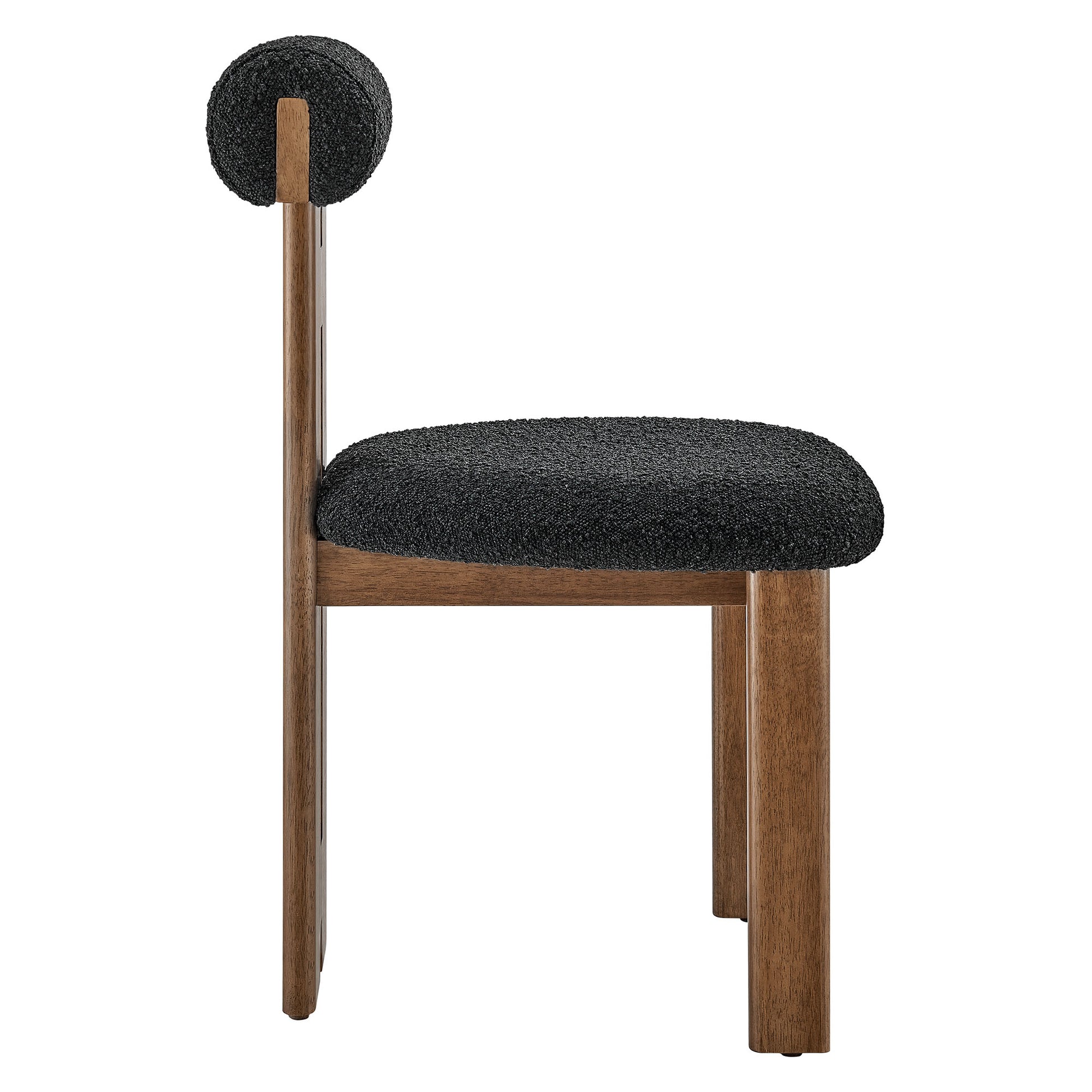 Torian Boucle Fabric Dining Chair Set of 2