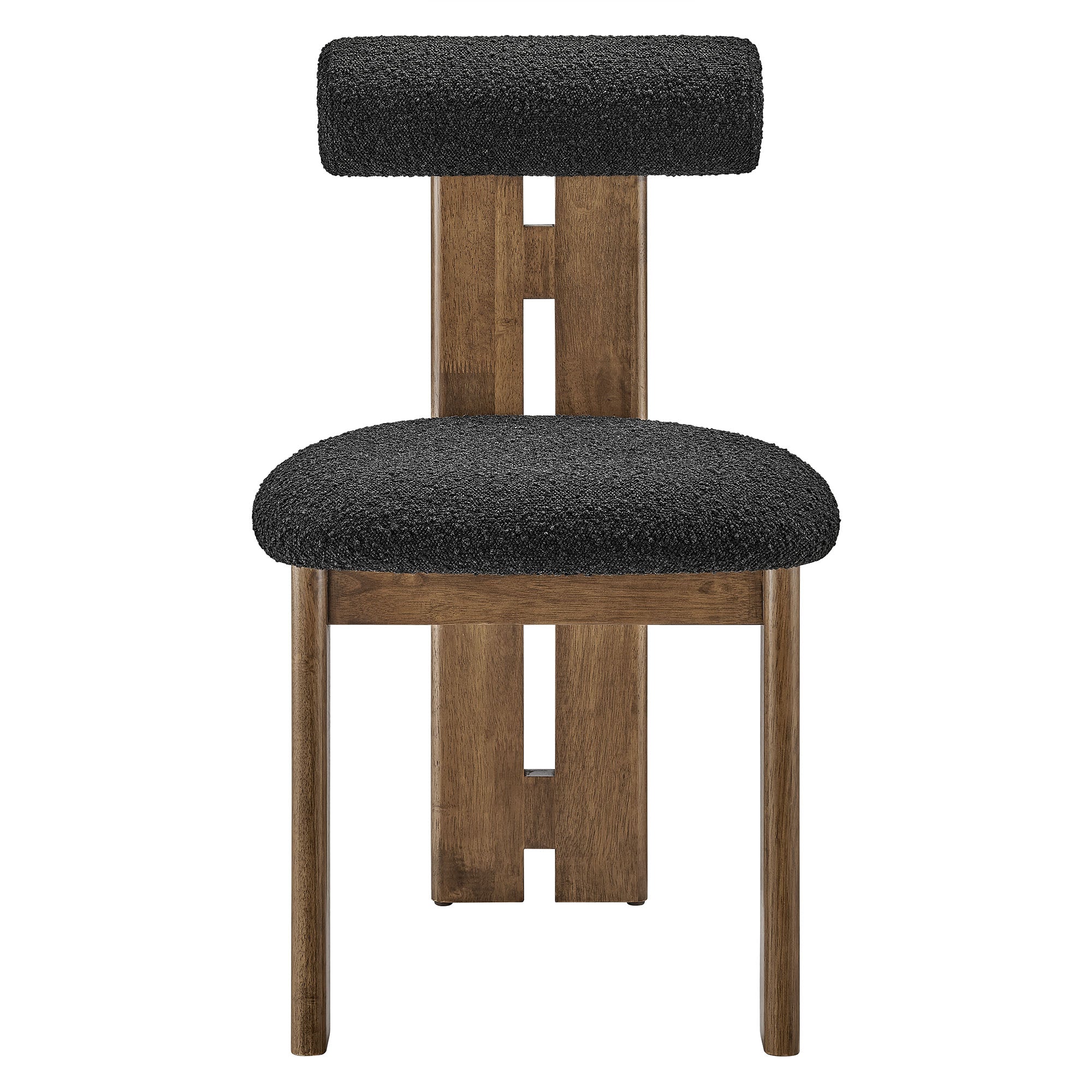 Torian Boucle Fabric Dining Chair Set of 2