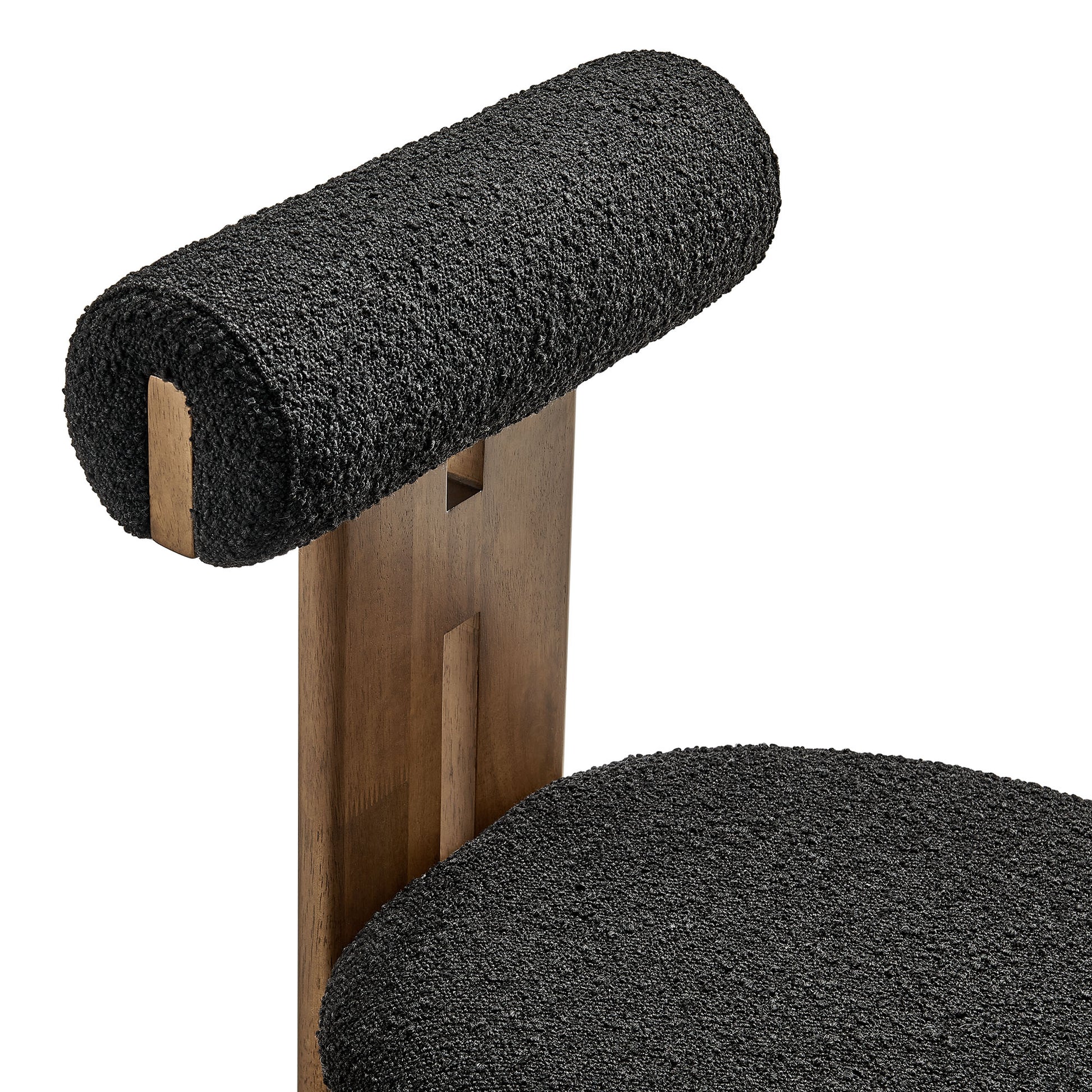 Torian Boucle Fabric Dining Chair Set of 2