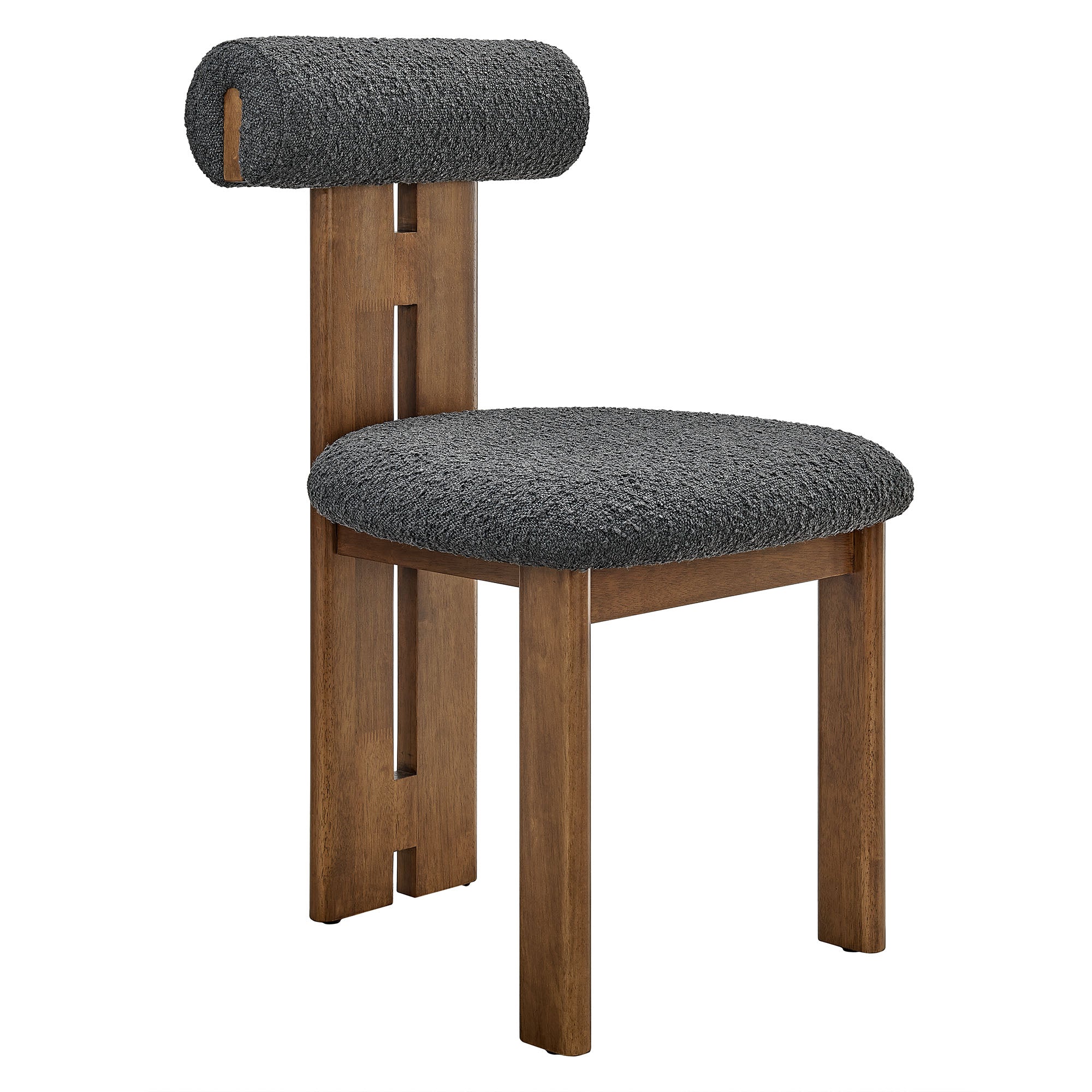 Torian Boucle Fabric Dining Chair Set of 2