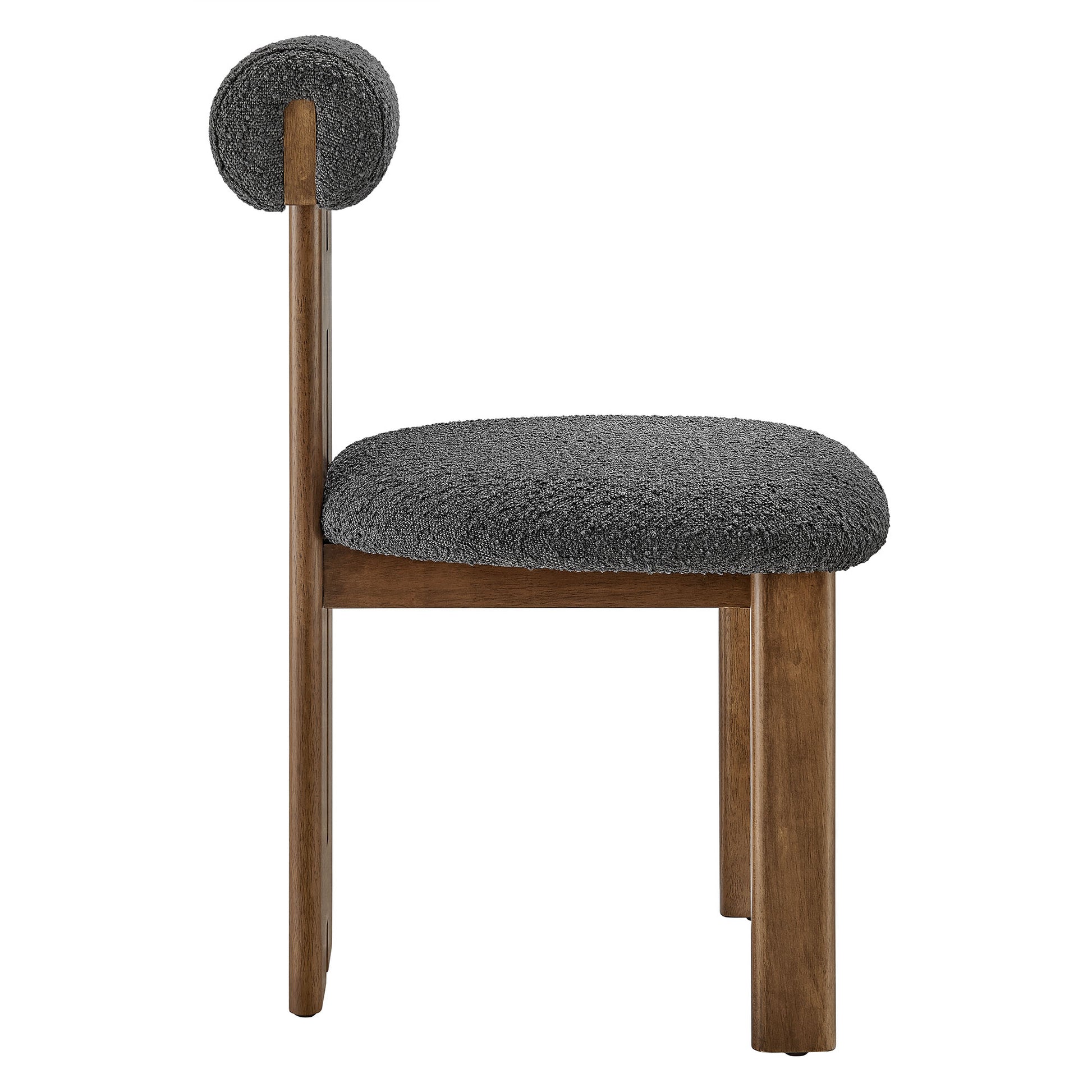 Torian Boucle Fabric Dining Chair Set of 2