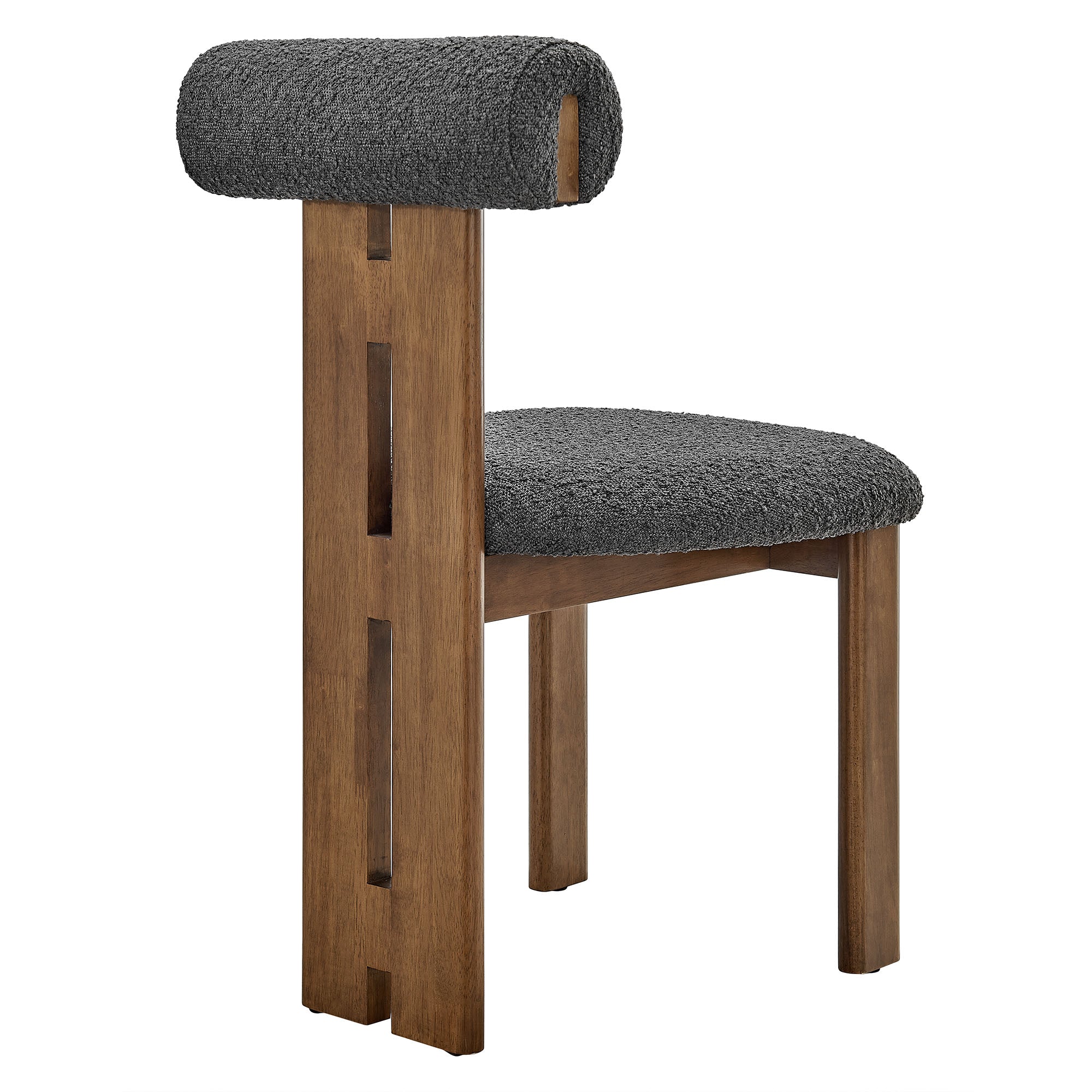 Torian Boucle Fabric Dining Chair Set of 2