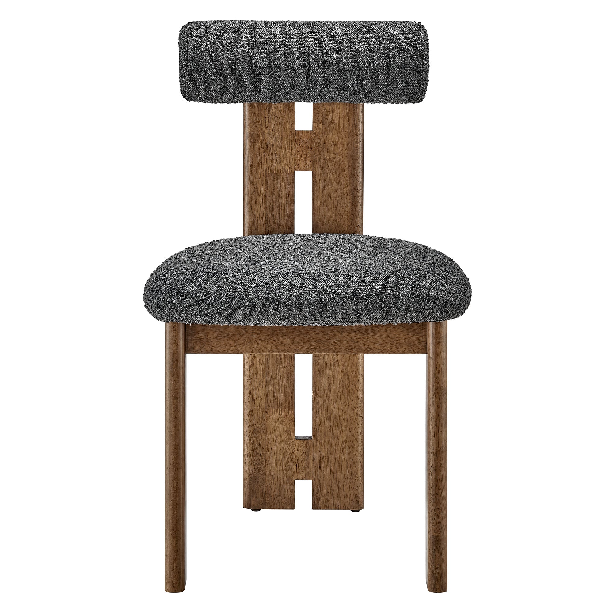 Torian Boucle Fabric Dining Chair Set of 2