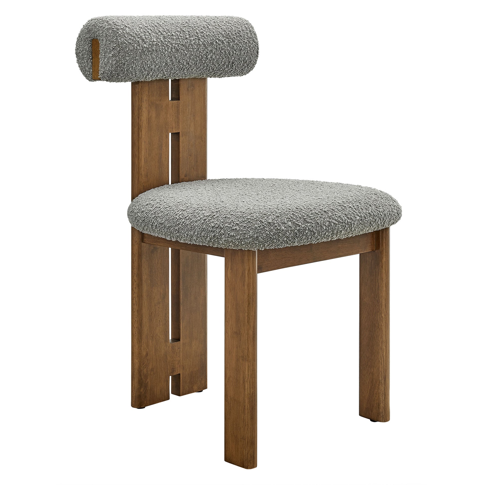 Torian Boucle Fabric Dining Chair Set of 2