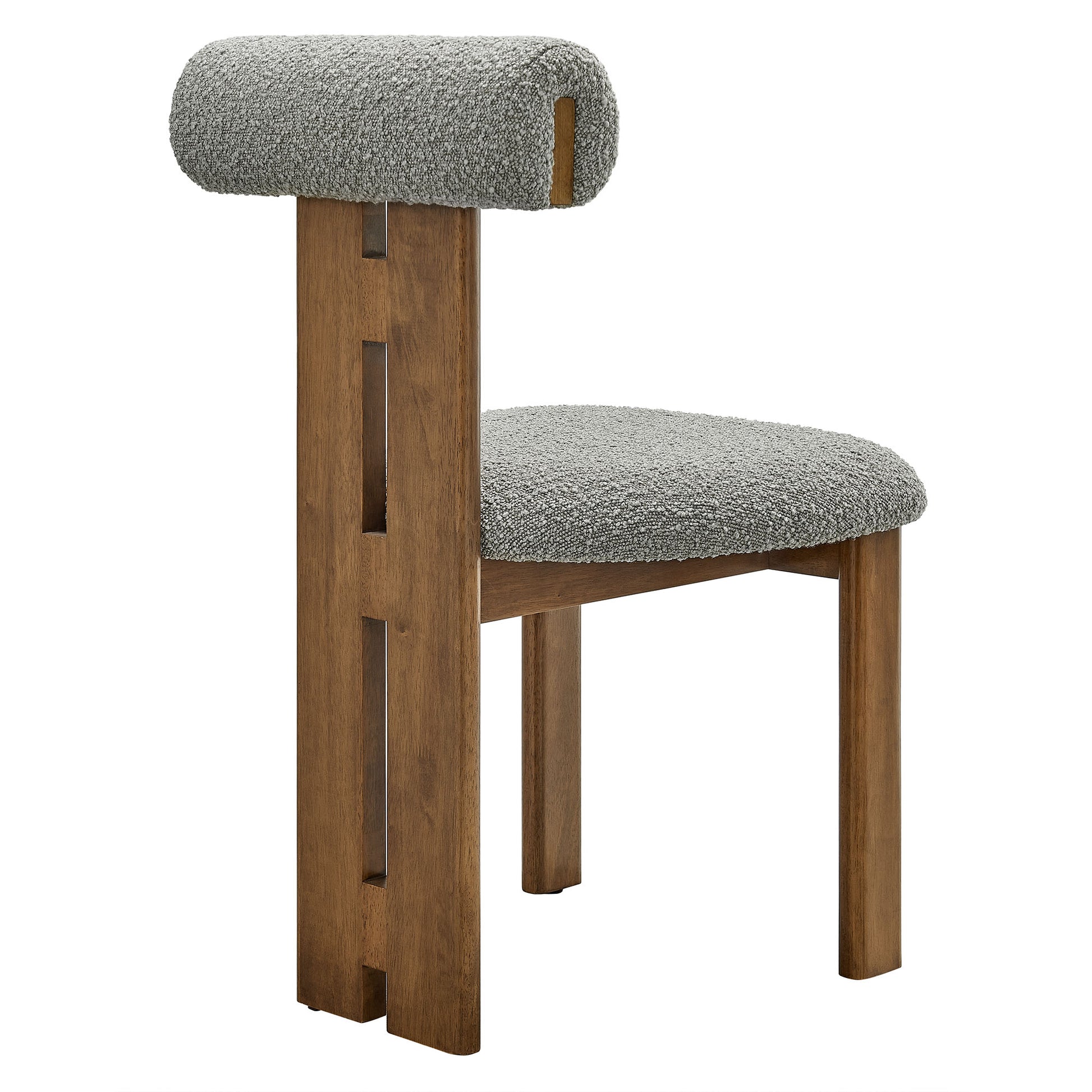 Torian Boucle Fabric Dining Chair Set of 2