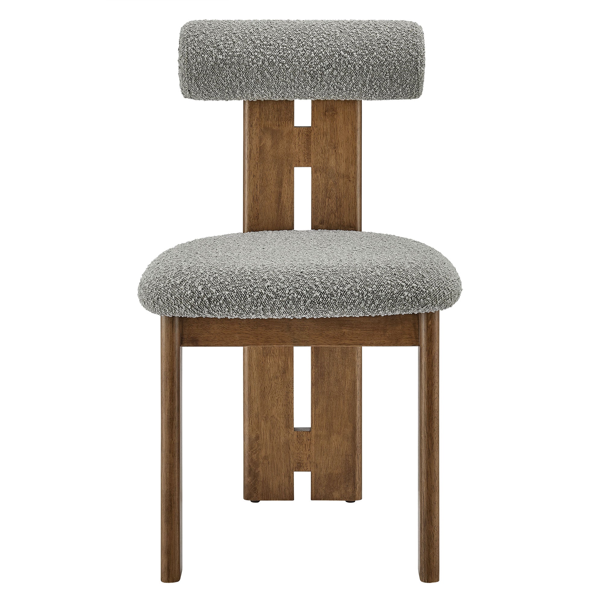 Torian Boucle Fabric Dining Chair Set of 2