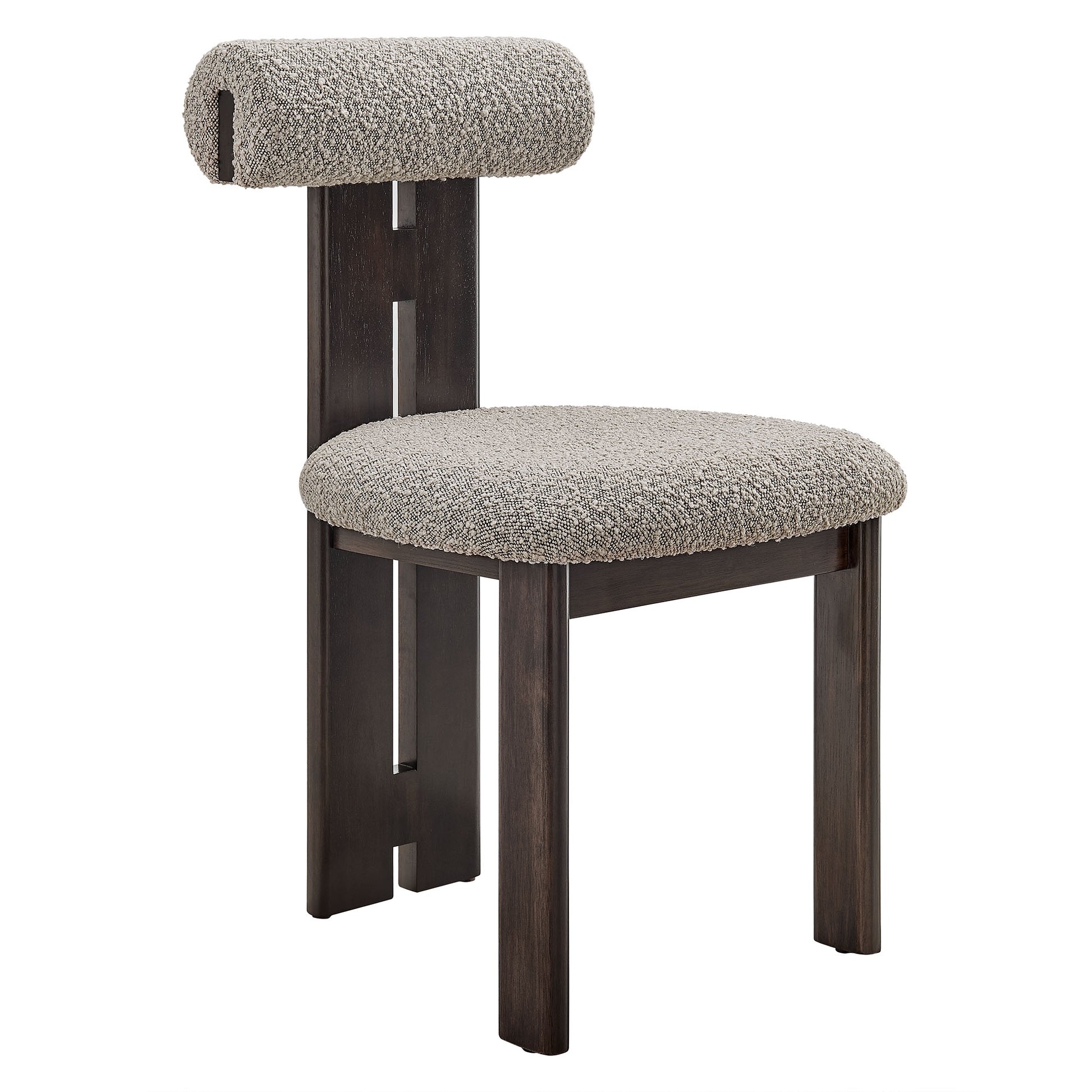 Torian Boucle Fabric Dining Chair Set of 2