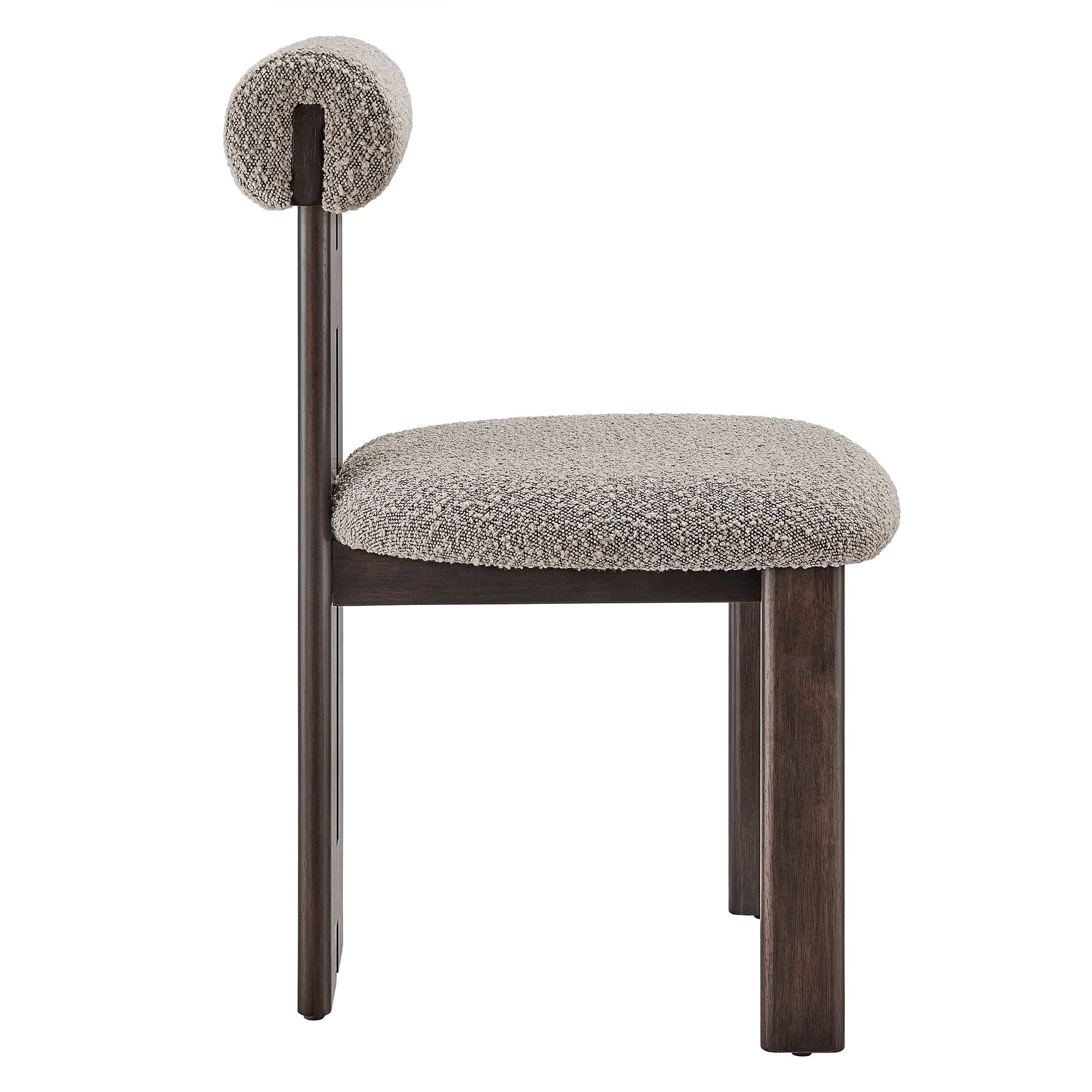 Torian Boucle Fabric Dining Chair Set of 2
