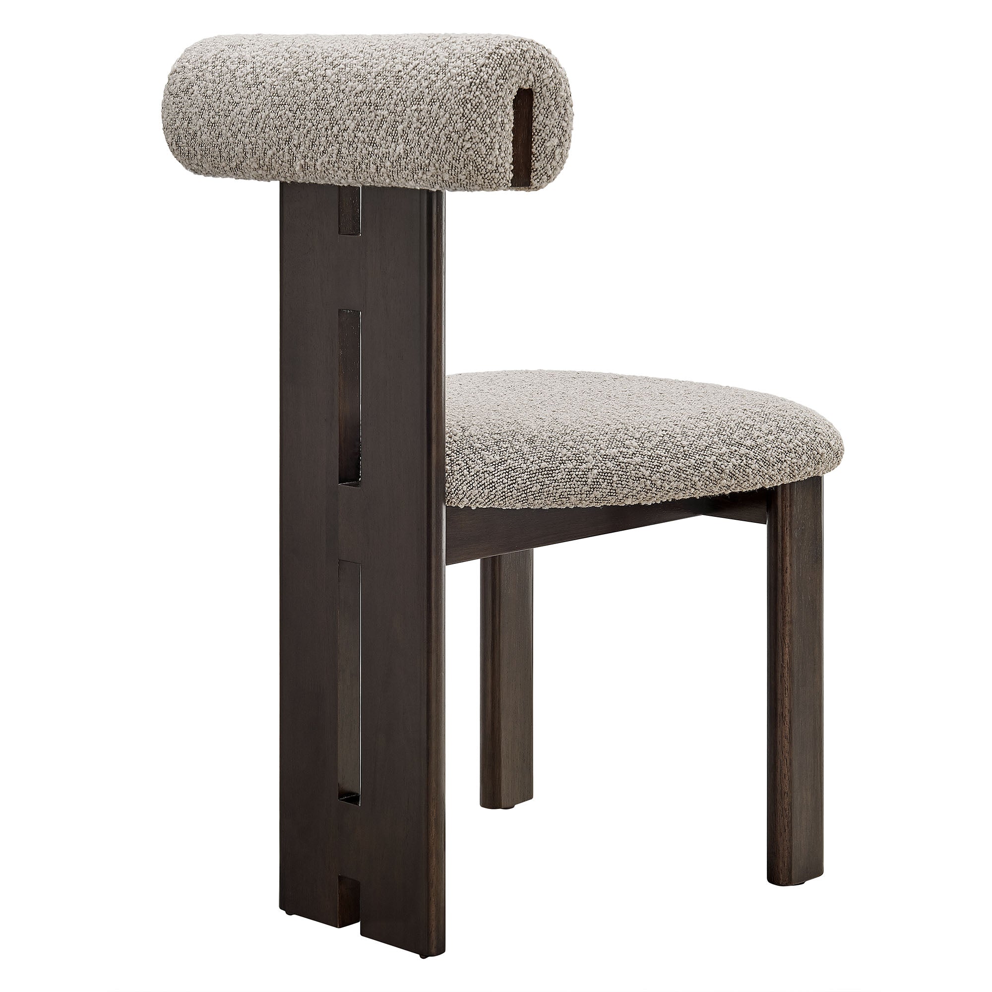 Torian Boucle Fabric Dining Chair Set of 2