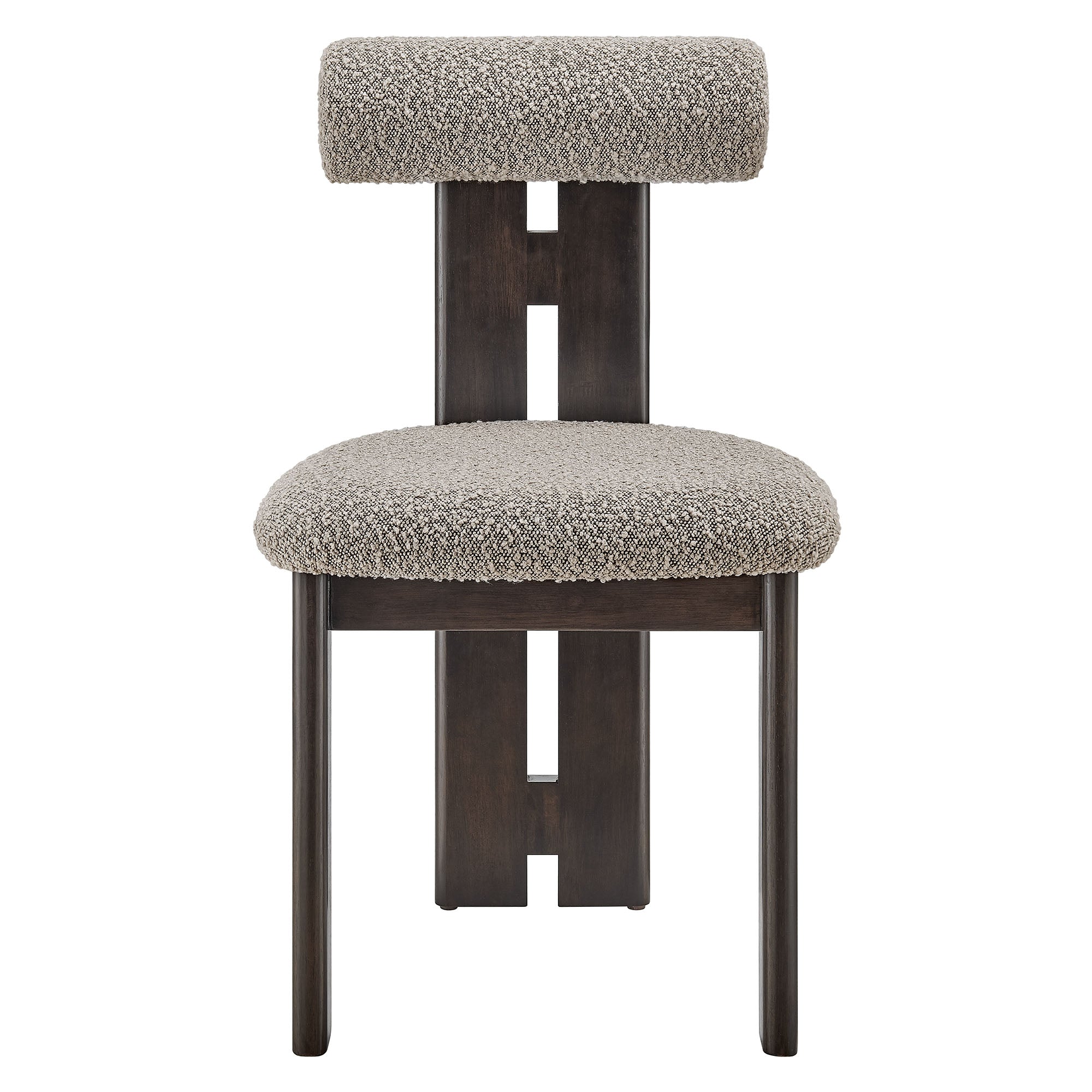 Torian Boucle Fabric Dining Chair Set of 2