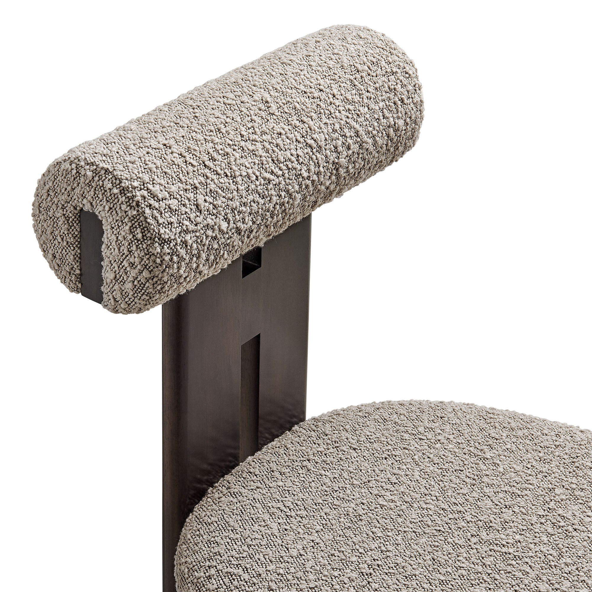 Torian Boucle Fabric Dining Chair Set of 2