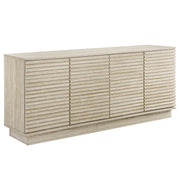 Render 70" Faux Travertine Sideboard Cabinet TV Stand - Travertine