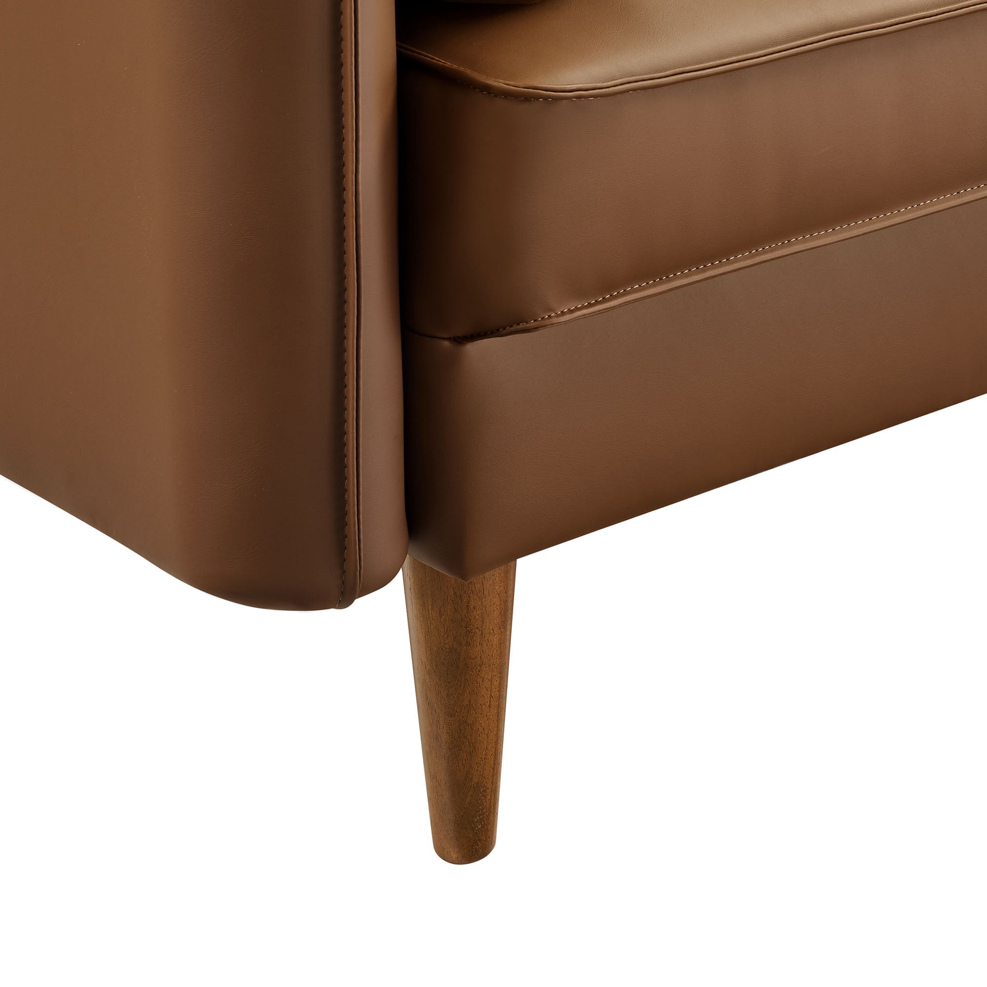 Revive Upholstered Vegan Leather Accent Armchair