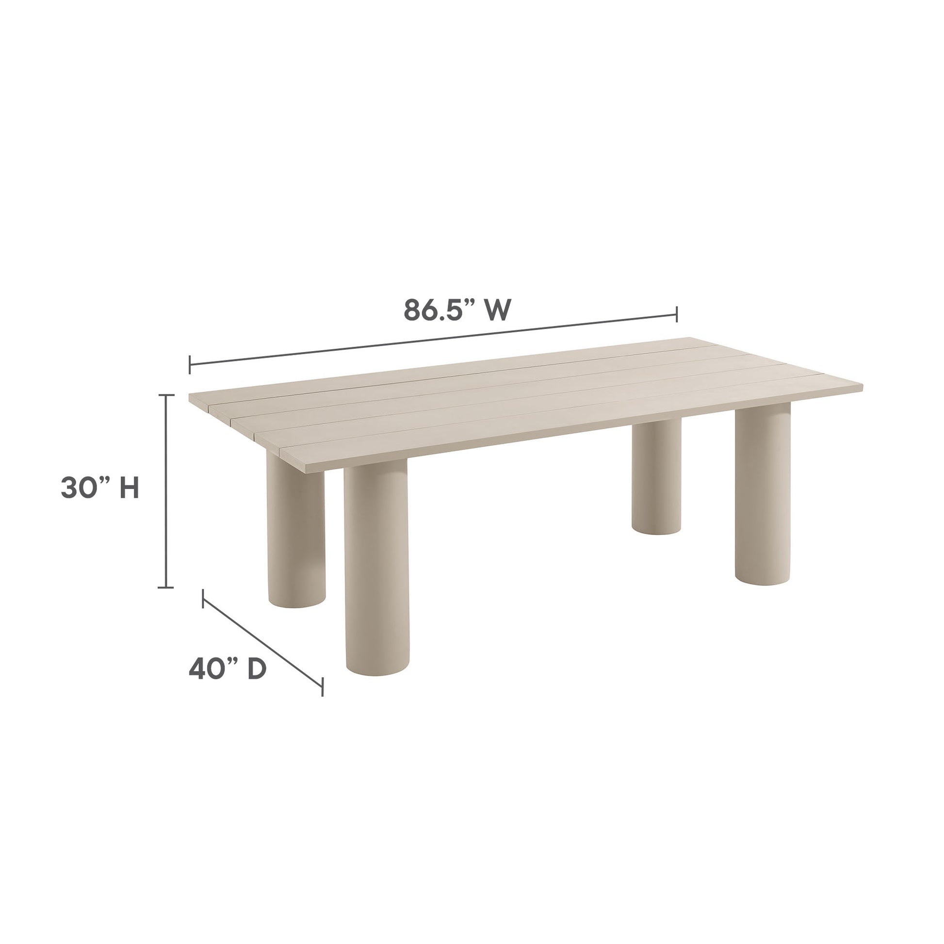 Nautica 7-Piece Rectangular Outdoor Patio Aluminum Dining Table and Chairs Set